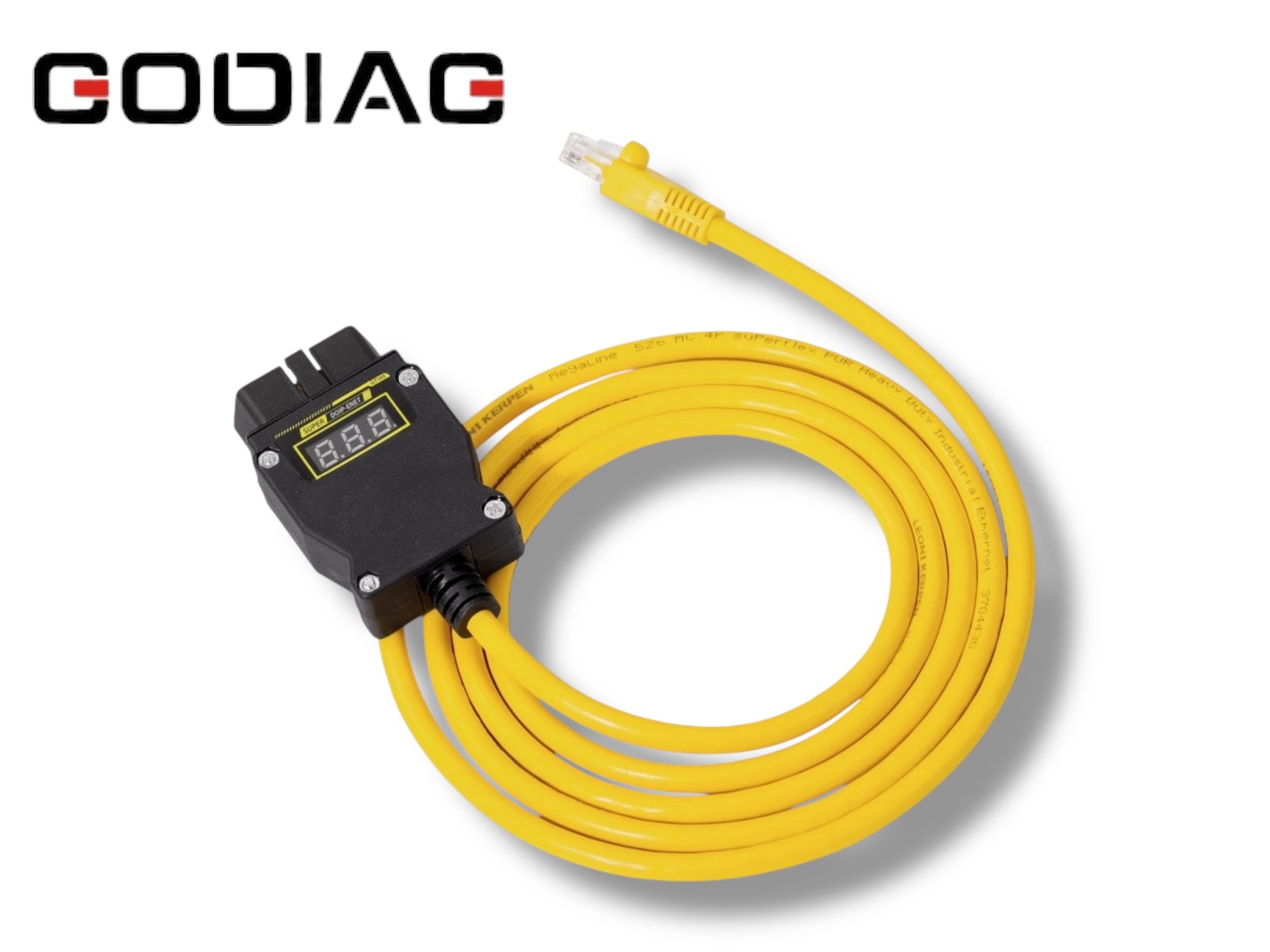 Godiag - GT109 -  DOIP ENET with Voltage Display for DOIP Diagnosis Programming Coding for Audi BMW Benz VW