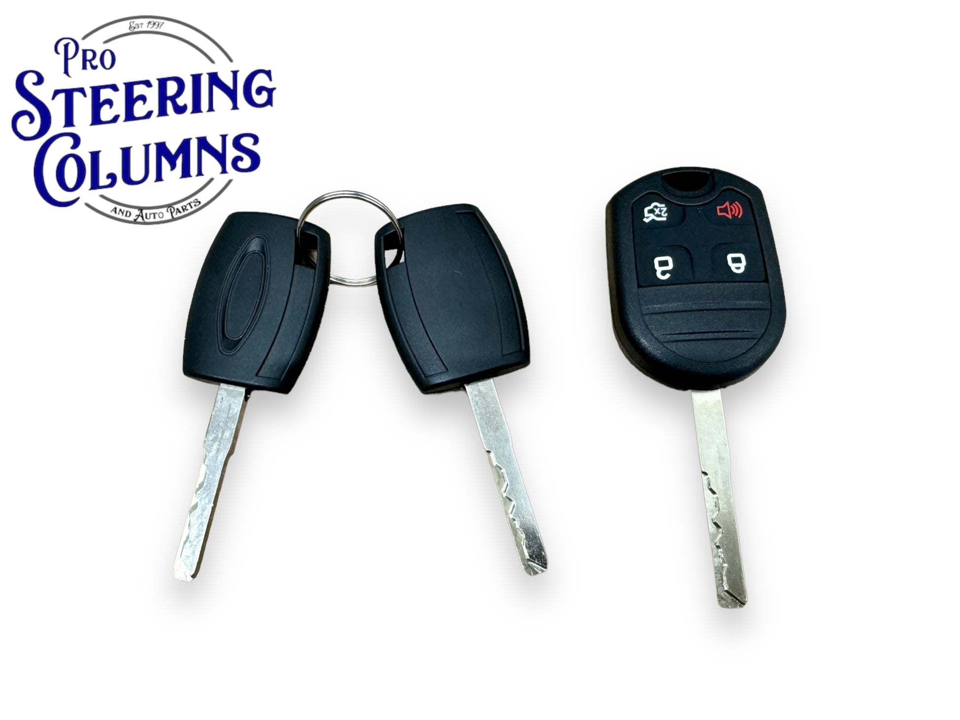 12-18 Ford Focus Ignition & Door Lock Cylinder Set With 3 Chip Keys New