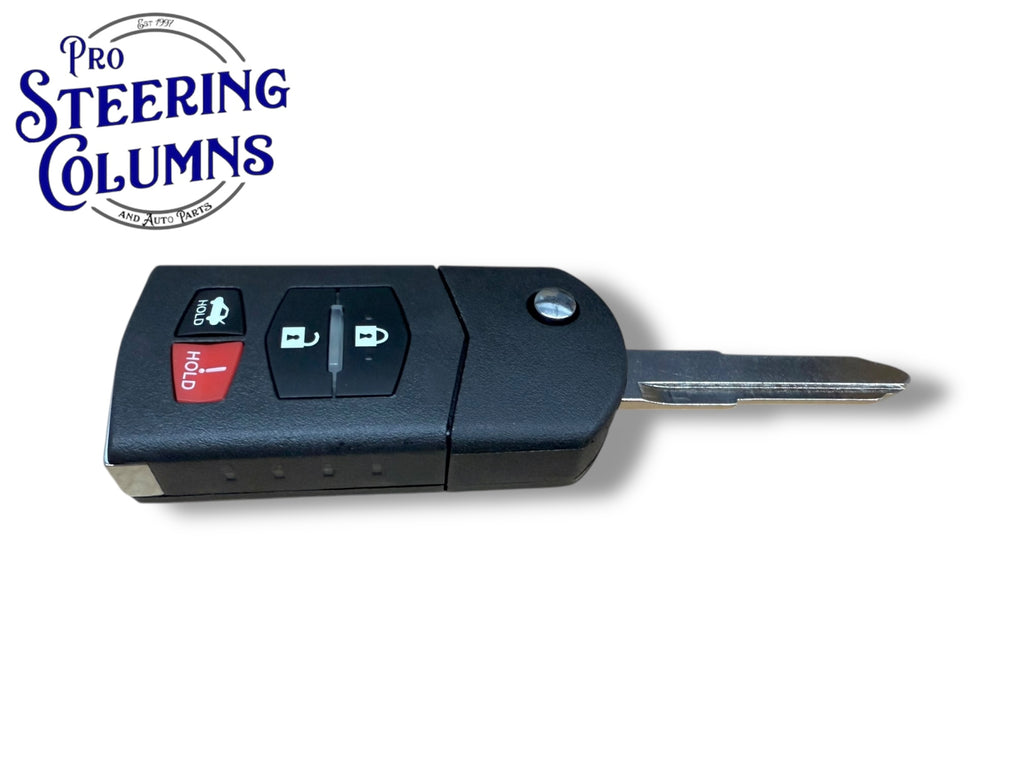 06-15 Mazda Remote Flip Key 4-Button New PN: BBM4-67-5RY,  BGBX1T478SKE125-01