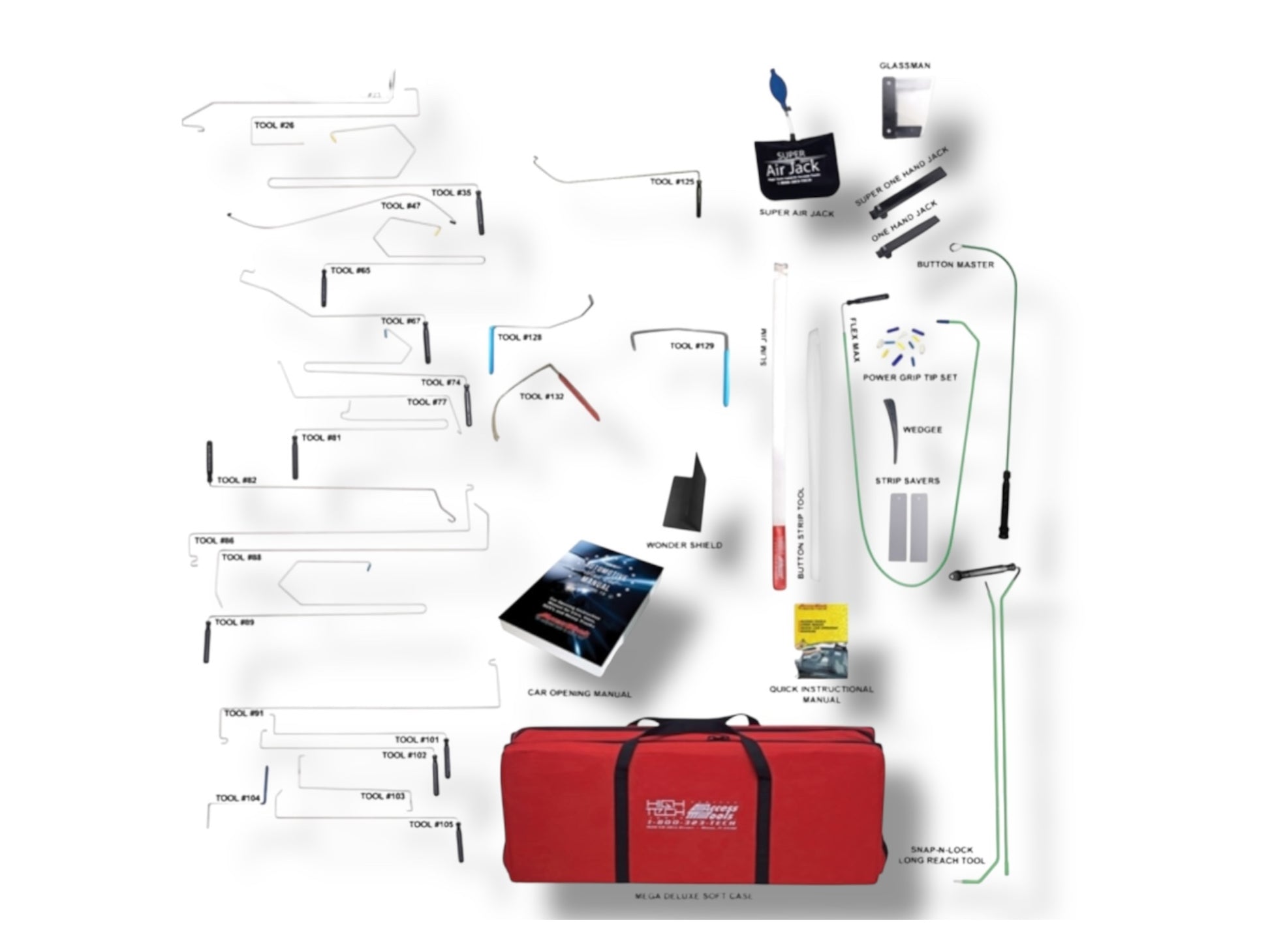 Access Tools - SPRO - Super Pro Complete Set With Case