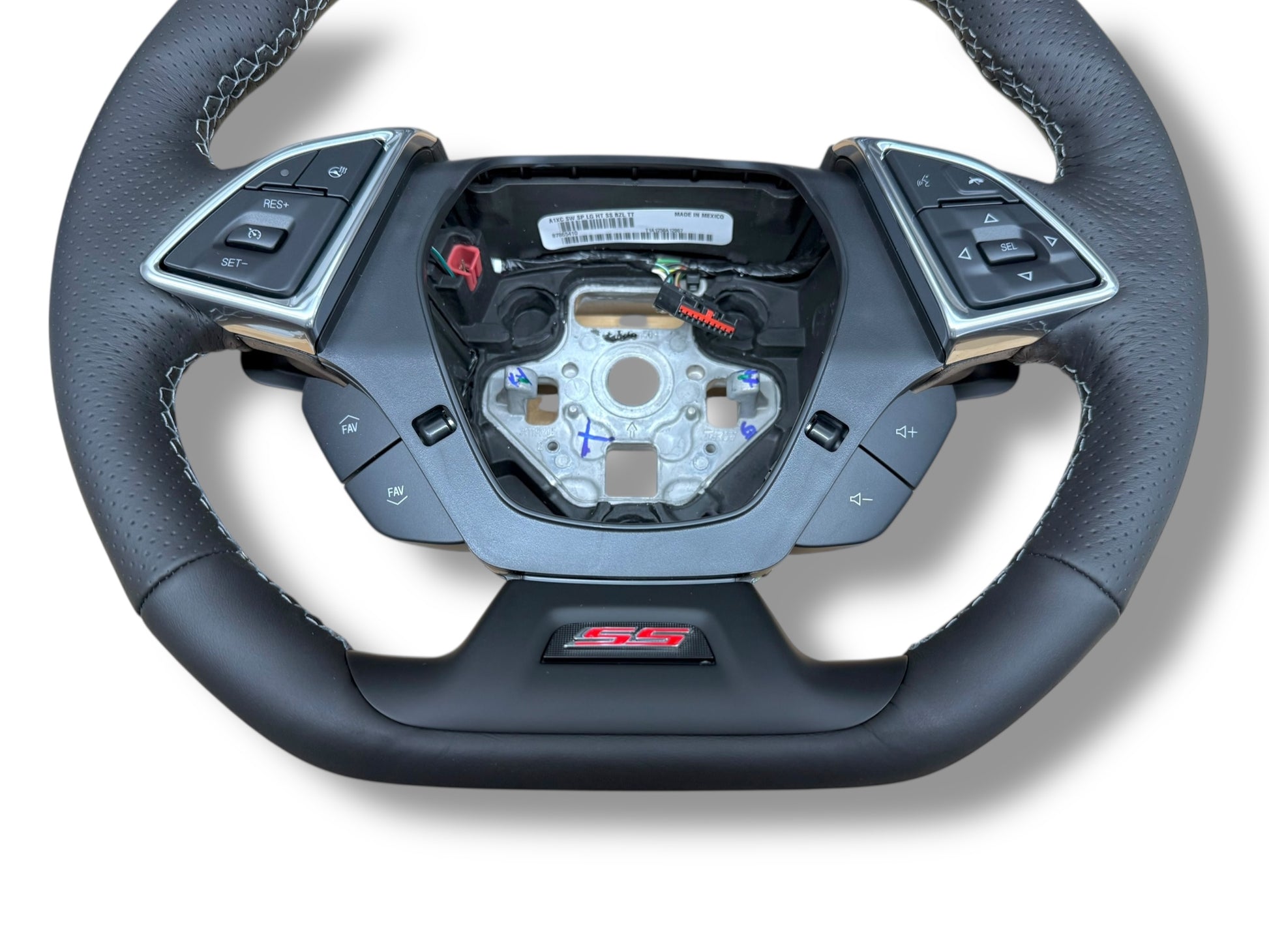 16-23 GM Camaro Black Leather Steering Wheel Paddle Shift New OEM 87865410