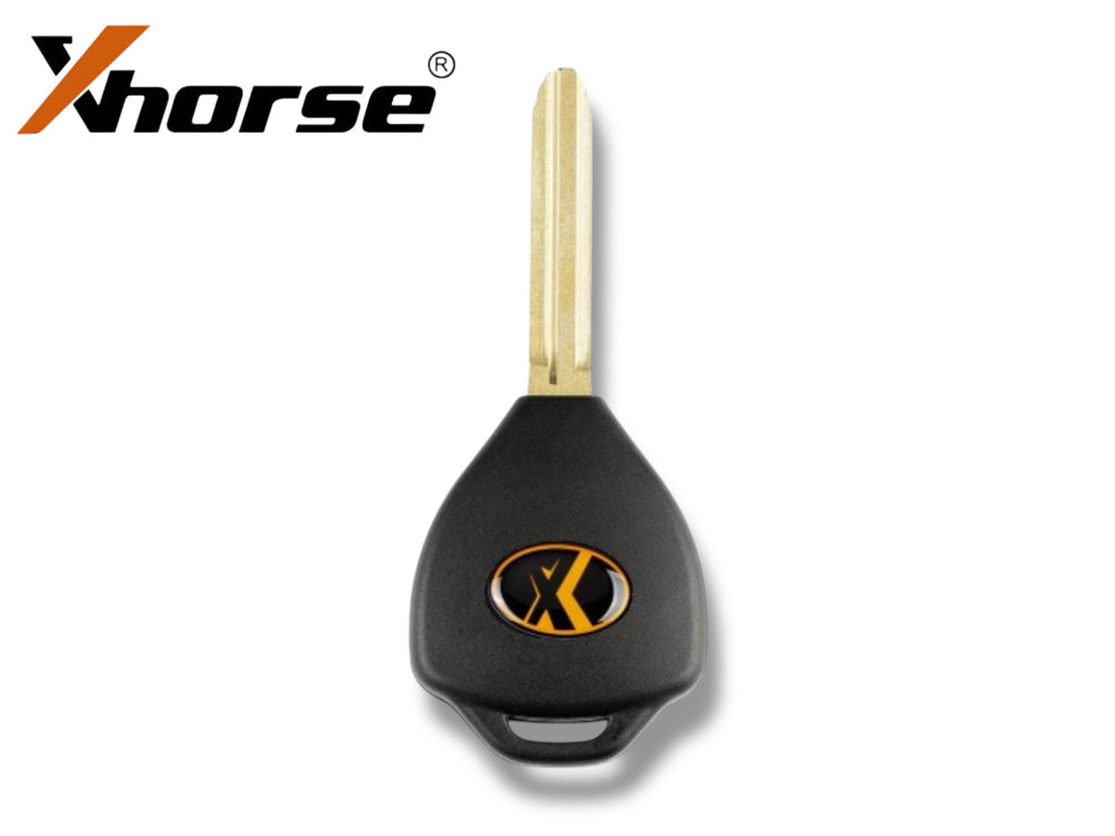 Xhorse - XKTO22EN - Toyota Style 4-Button Universal Remote Head Key for VVDI Tools XM5118 Chip - (Wireless)