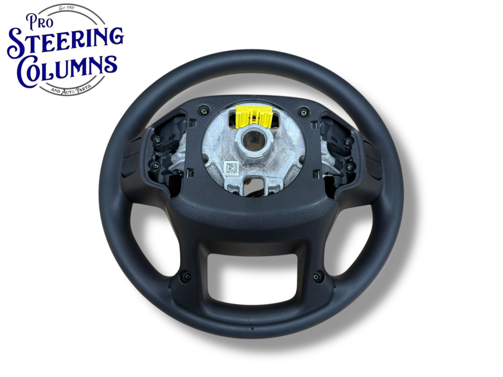 19-22 GM Silverado 1500 2500 3500 Steering Wheel Vinyl Black Cruise New OEM 85590463