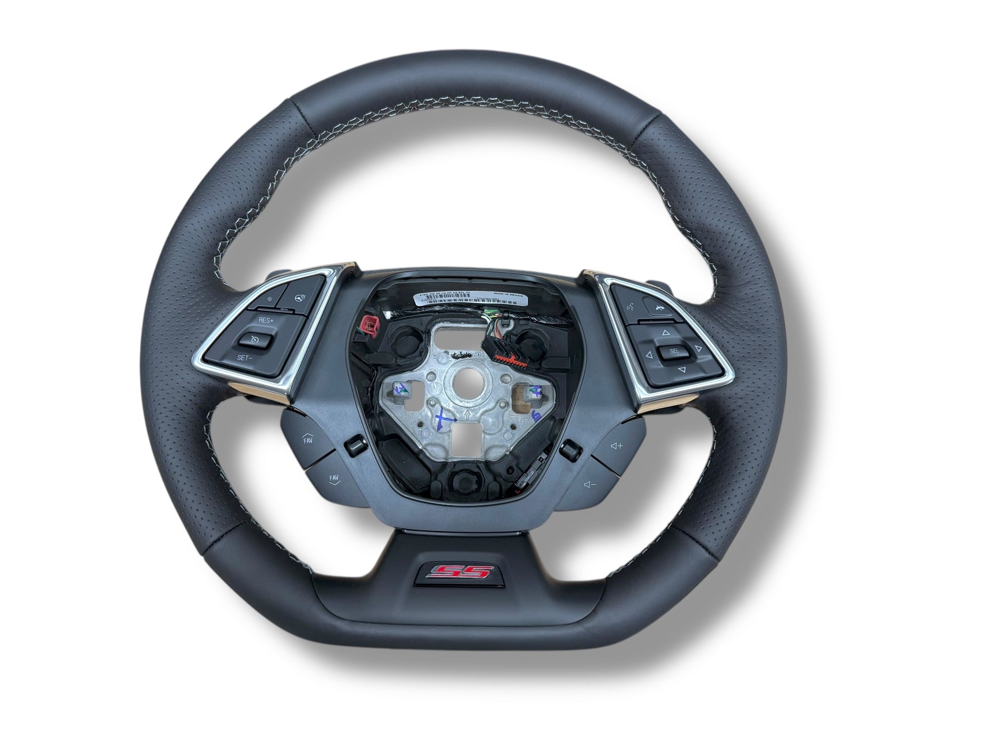 16-23 GM Camaro Black Leather Steering Wheel Paddle Shift New OEM 87865410