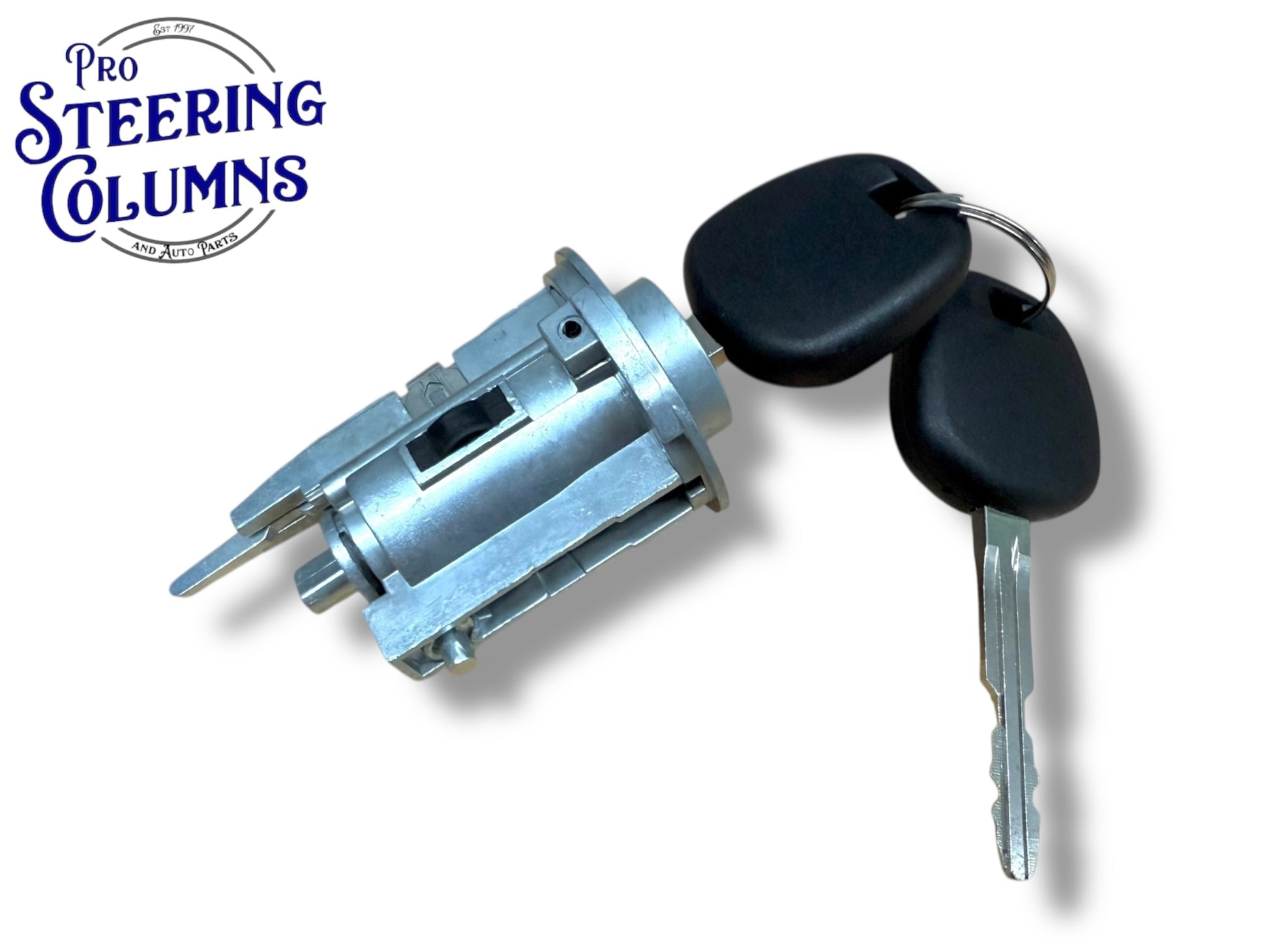 01-03 Toyota Highlander Ignition Lock Cylinder With 2 Chip Keys New