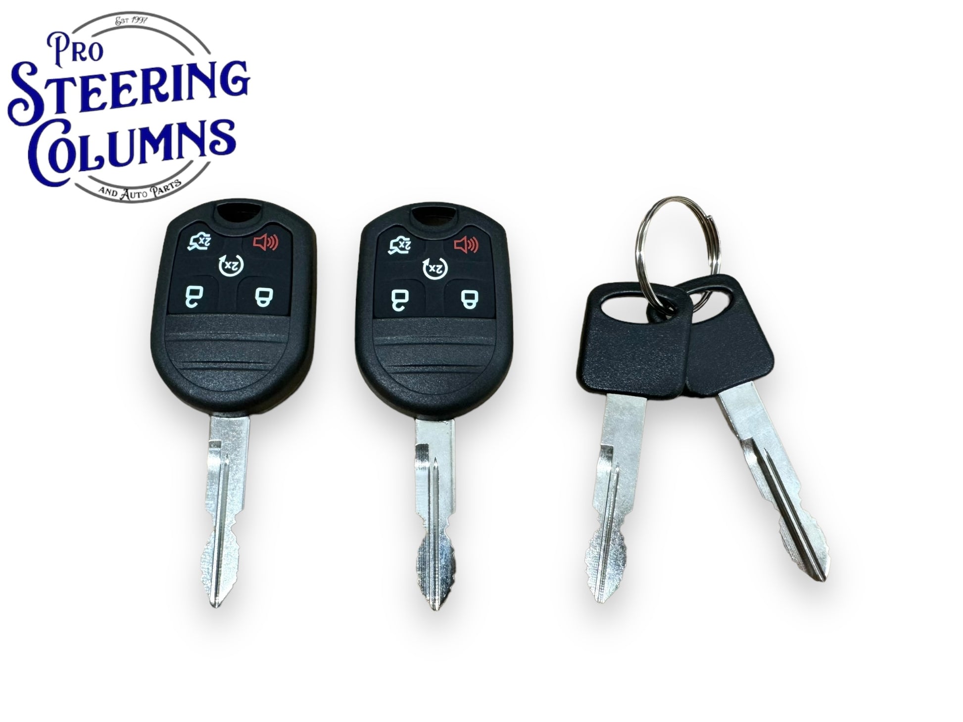 12-15 Explorer Expedition Flex Taurus Ignition Lock Cylinder With 2 Remote Keys New AU5Z-11582-B