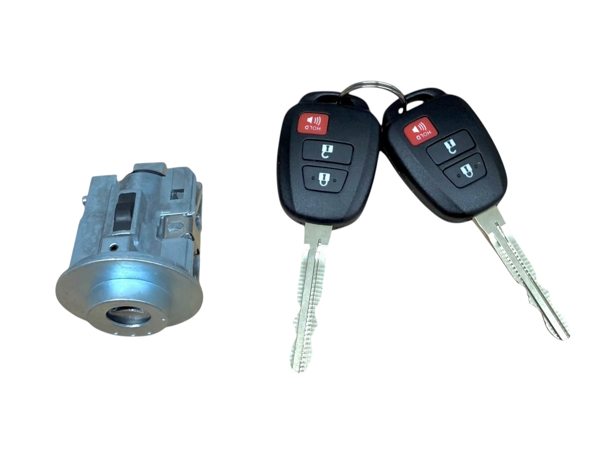 13 & Up Toyota Tundra Highlander Rav4 Ignition Lock Cylinder With 2 Remote Keys New