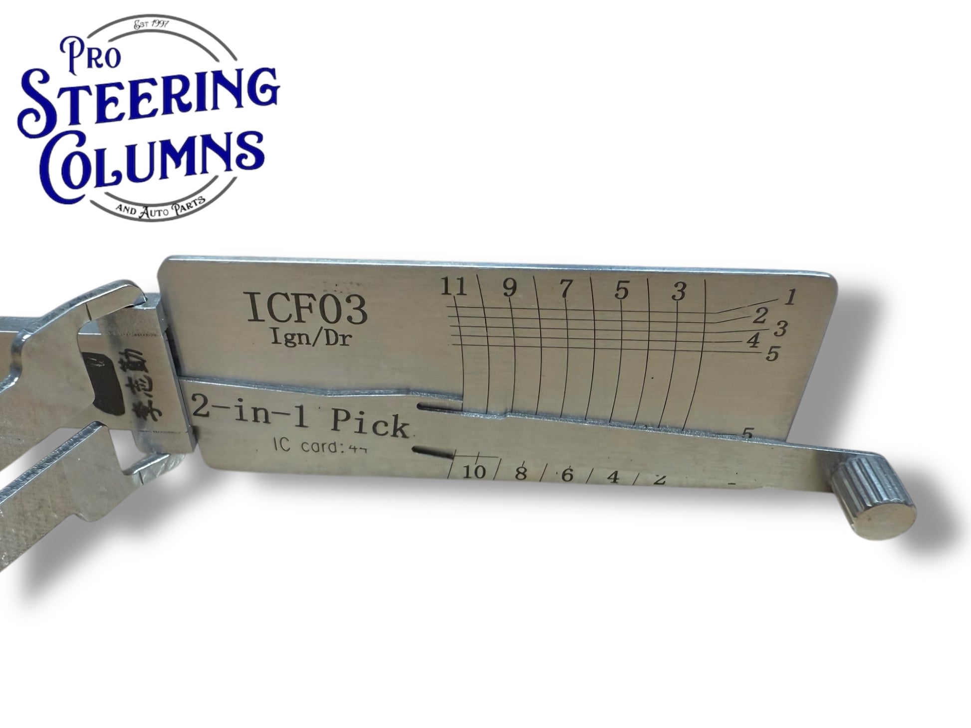 Original Lishi 2 in 1 ICF03 For Ford Mazda 11-Cut Pick & Decoder Genuine New