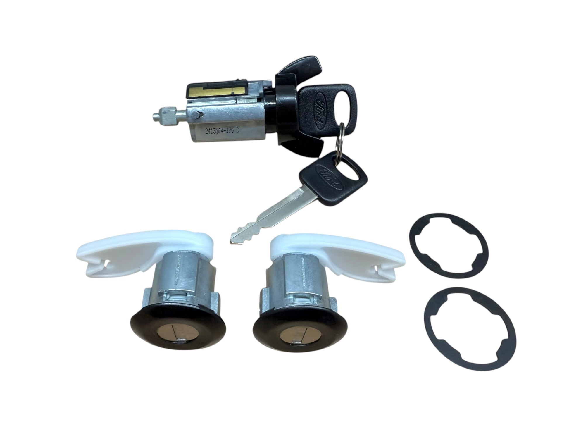 91-94 Explorer Ranger B2300 Ignition & Door Lock Cylinder Black Set New