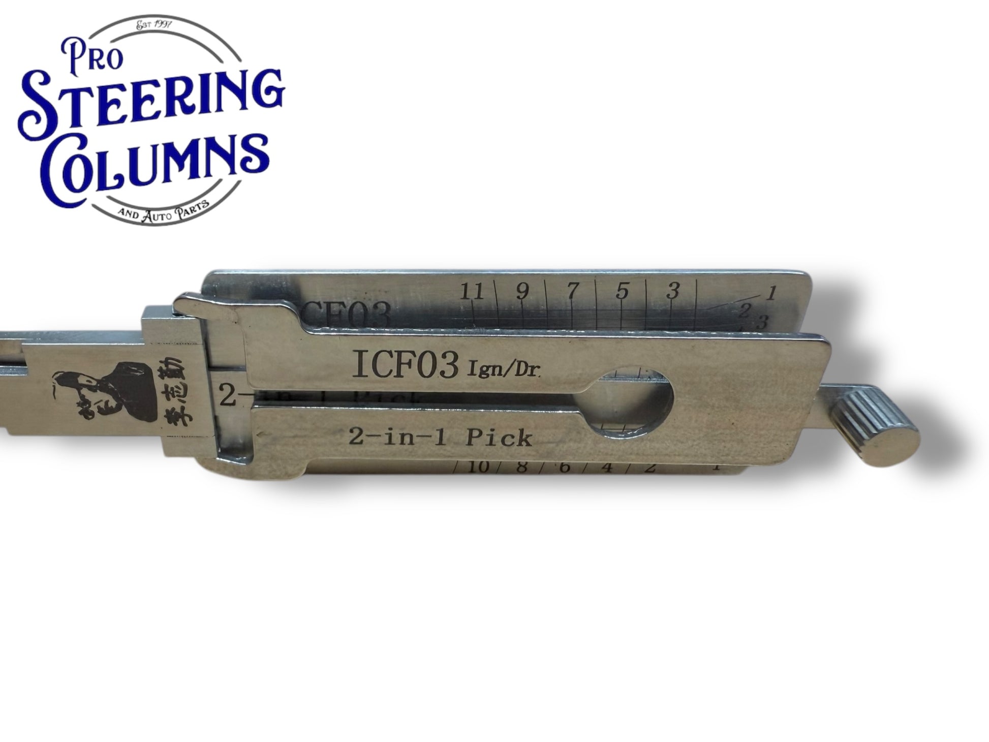 Original Lishi 2 in 1 ICF03 For Ford Mazda 11-Cut Pick & Decoder Genuine New