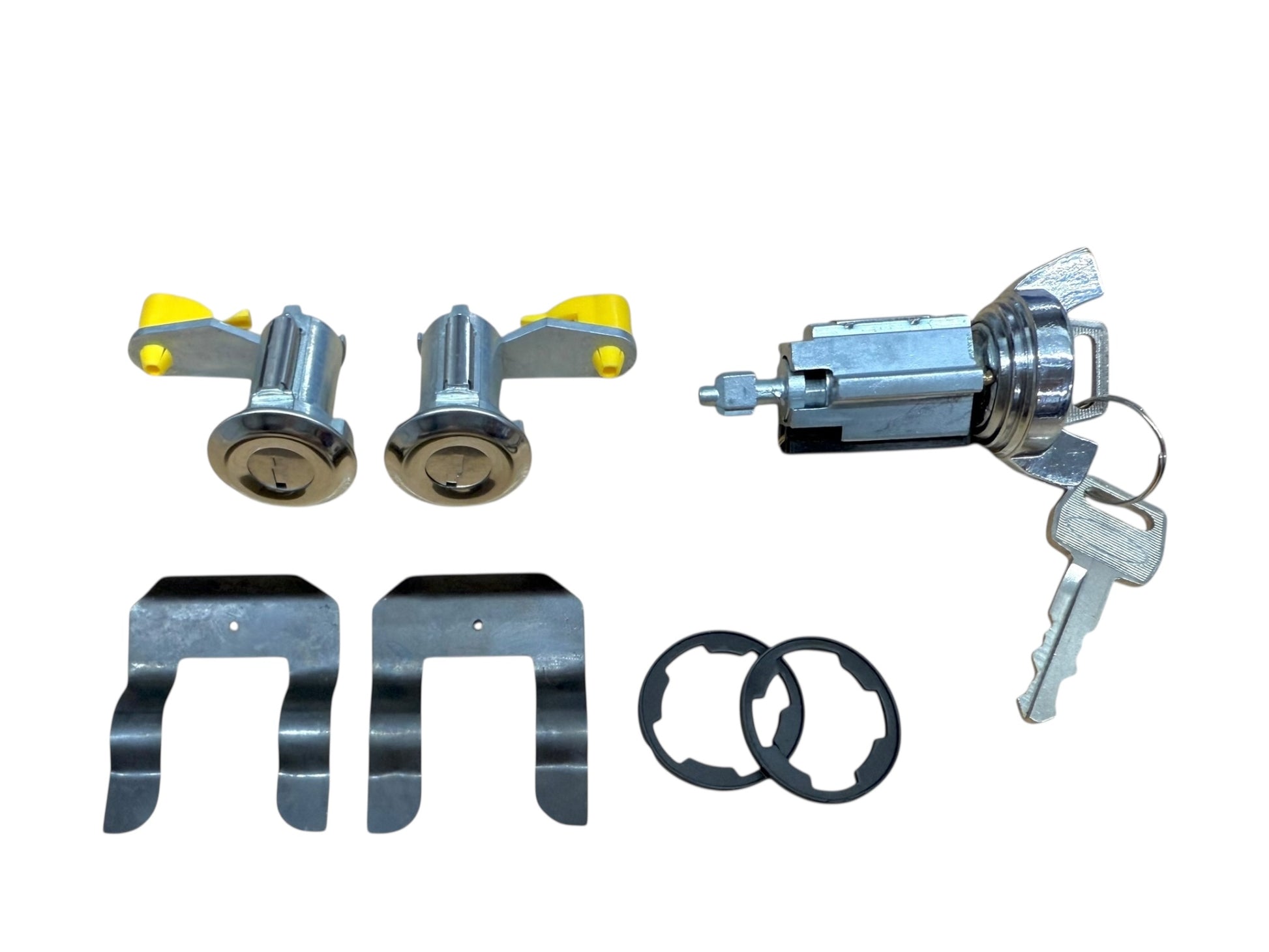 1980-1991 Ford F-150 F-250 F-350 Bronco Ignition & Door Lock Cylinder Set (Keyed Alike)