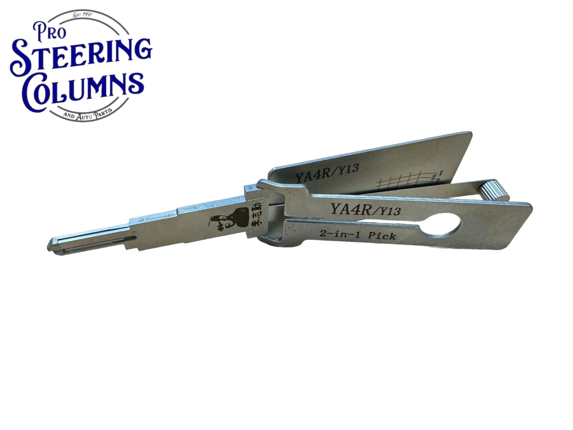 Original Lishi 2 in 1 YA4R Y13 Yale 5-Cut Pick & Decoder Anti Glare Genuine New