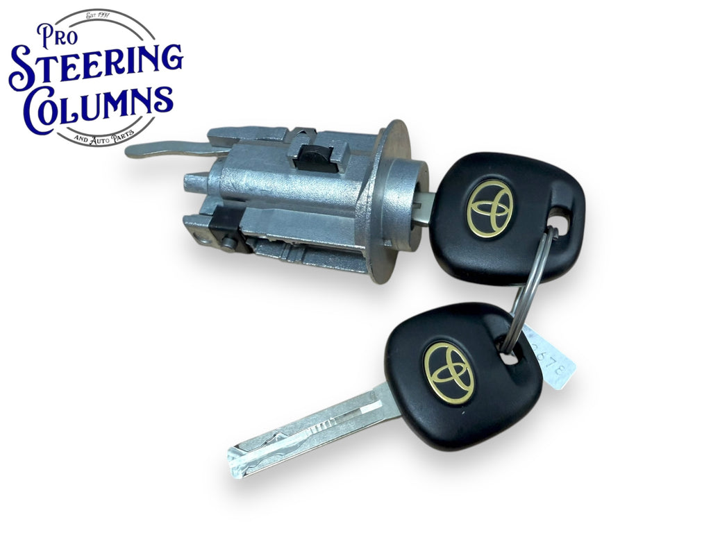 18 & Up Toyota Camry Corolla Rav4 Ignition Lock Cylinder With 2 Chip Keys New 69057-33410
