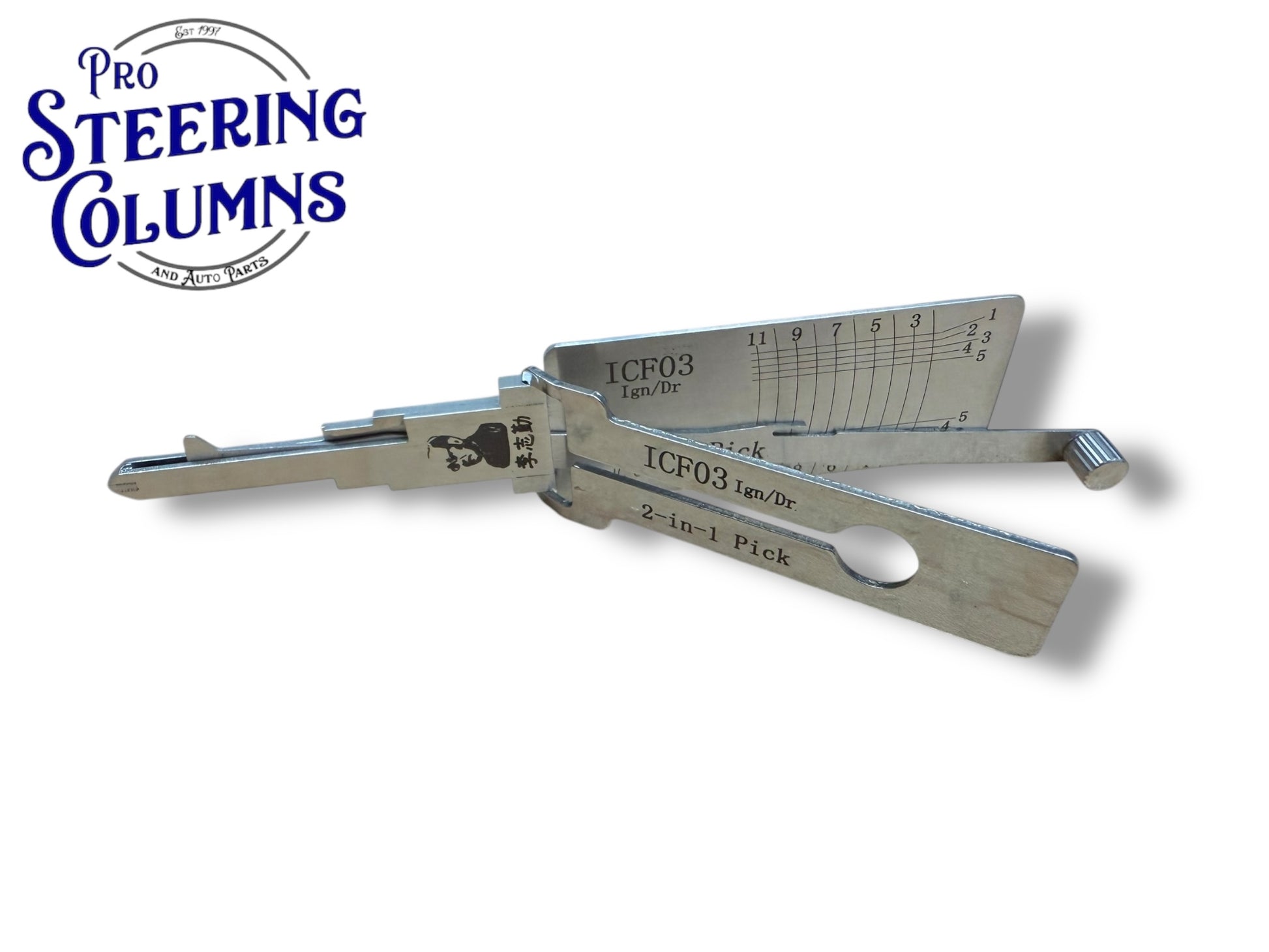 Original Lishi 2 in 1 ICF03 For Ford Mazda 11-Cut Pick & Decoder Genuine New