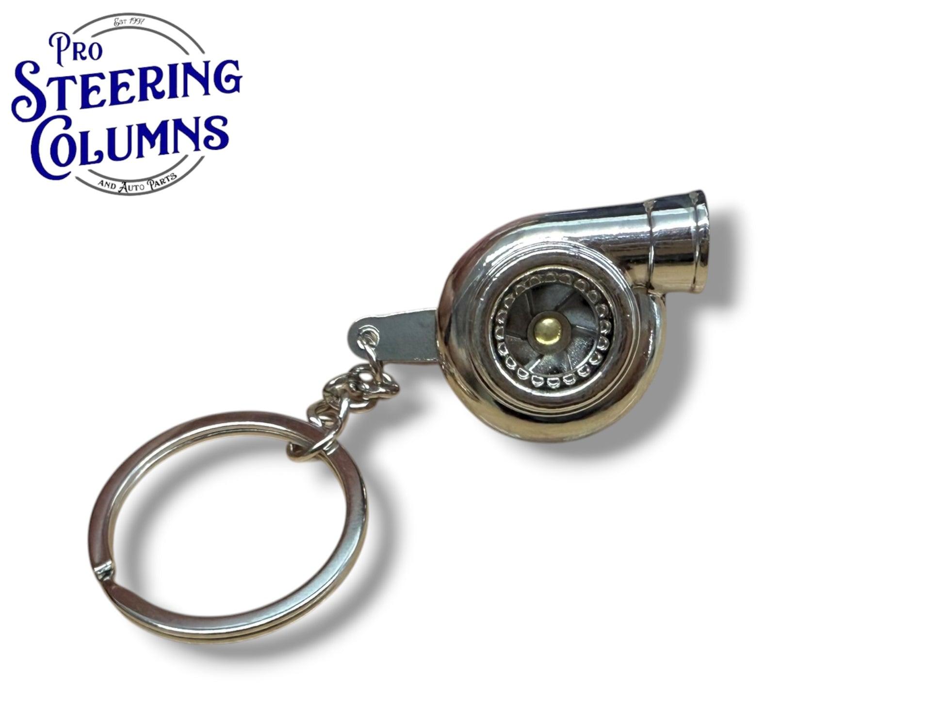 Turbo Key Chain - Silver