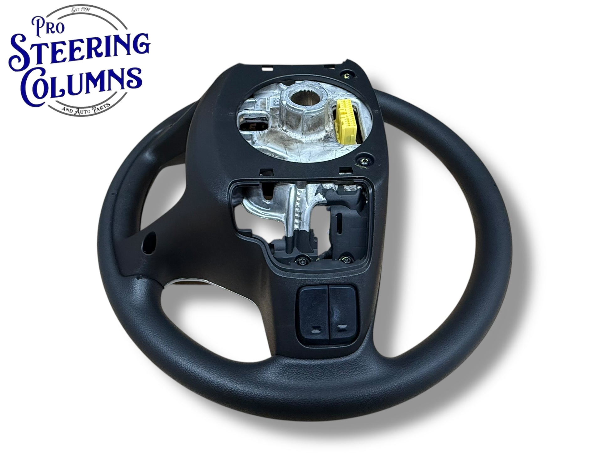 21-23 GM Silverado 1500 2500 3500 Steering Wheel Vinyl Black New OEM 85590466