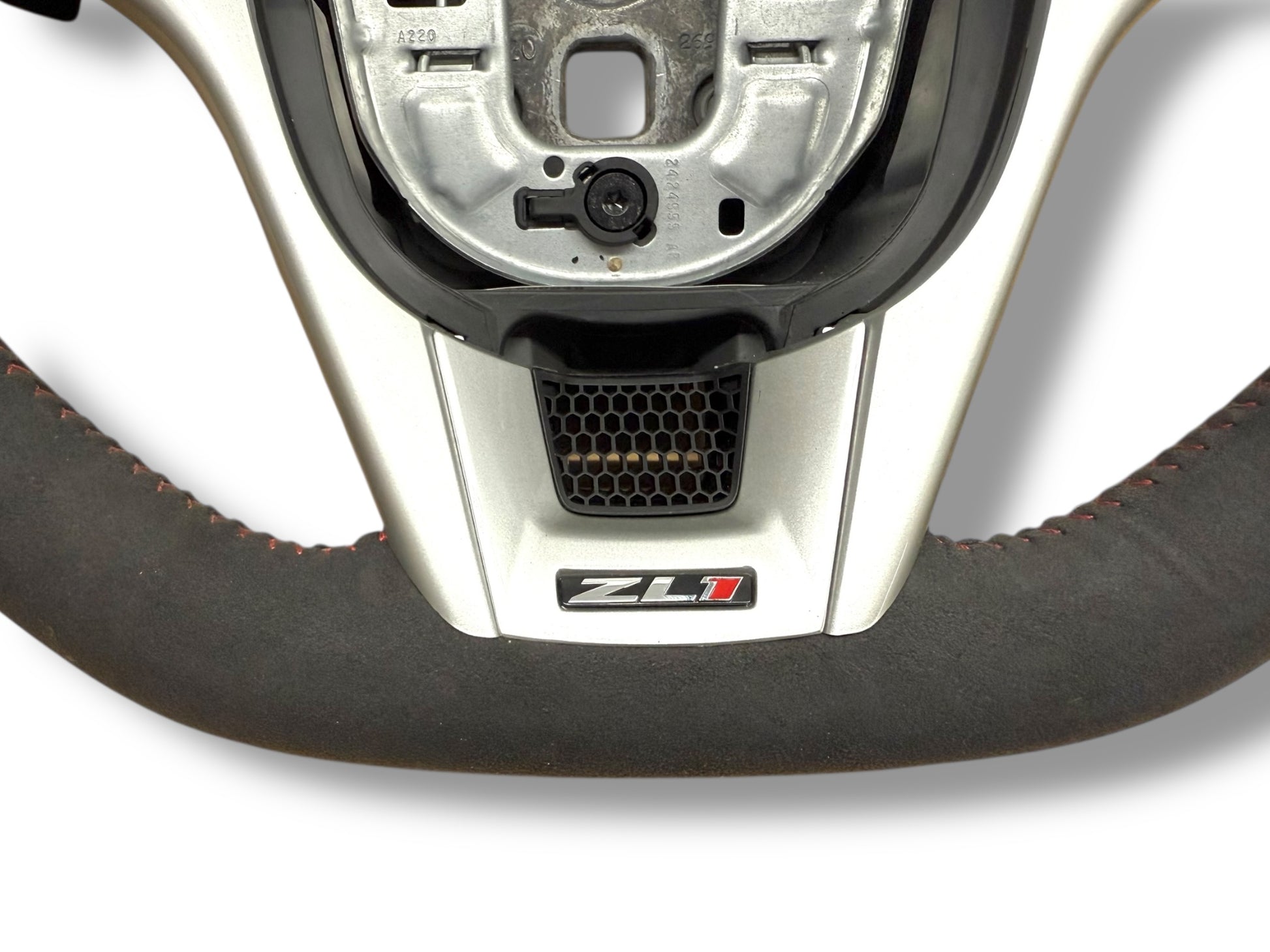 12-15 Chevrolet Camaro Black Suede Steering Wheel Paddle Shift New OEM 22896548