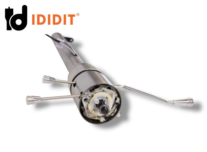 Ididit - Universal 33" Tilt Column Shift Steering Column - Paintable Steel - 1130330010