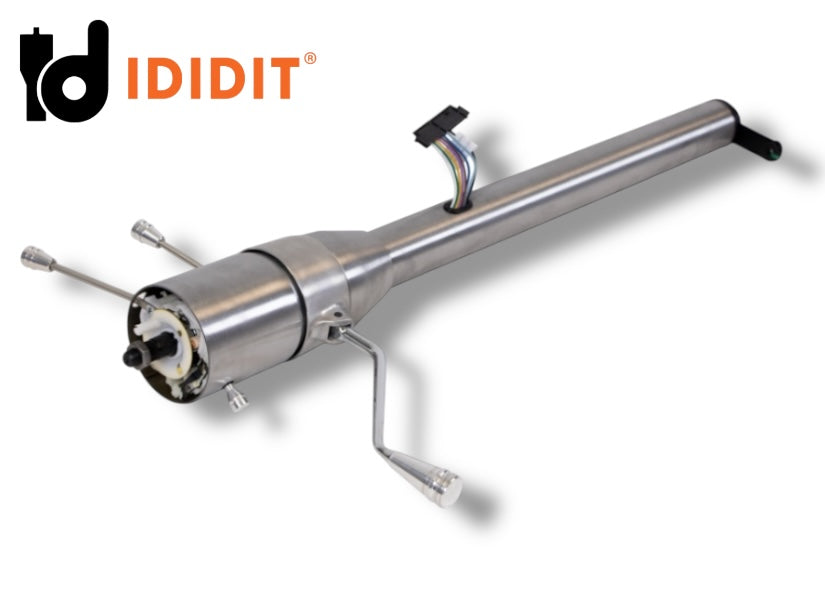 Ididit - Universal 33" Tilt Column Shift Steering Column - Paintable Steel - 1130330010