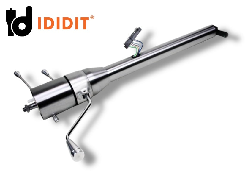 Ididit - Universal 33" Tilt Column Shift Steering Column - Paintable Steel - 1130330010