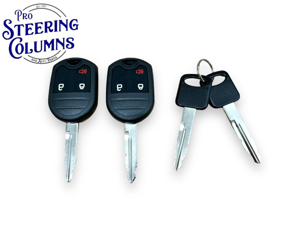 04 & Up F-150 F-250 Explorer Mustang Ignition Lock Cylinder With 2 Remote Keys New AU5Z-11582-B