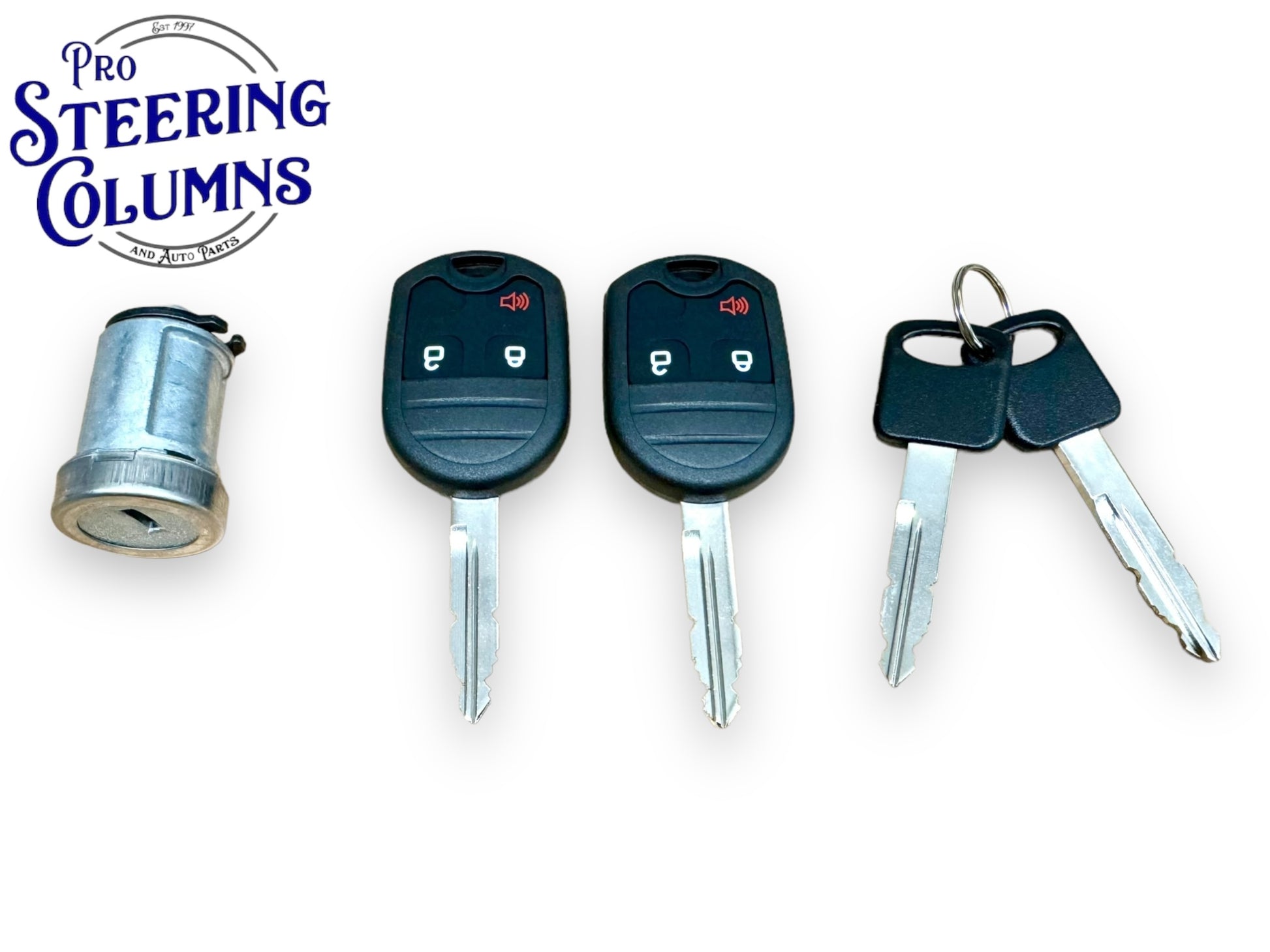 04 & Up F-150 F-250 Explorer Mustang Ignition Lock Cylinder With 2 Remote Keys New AU5Z-11582-B