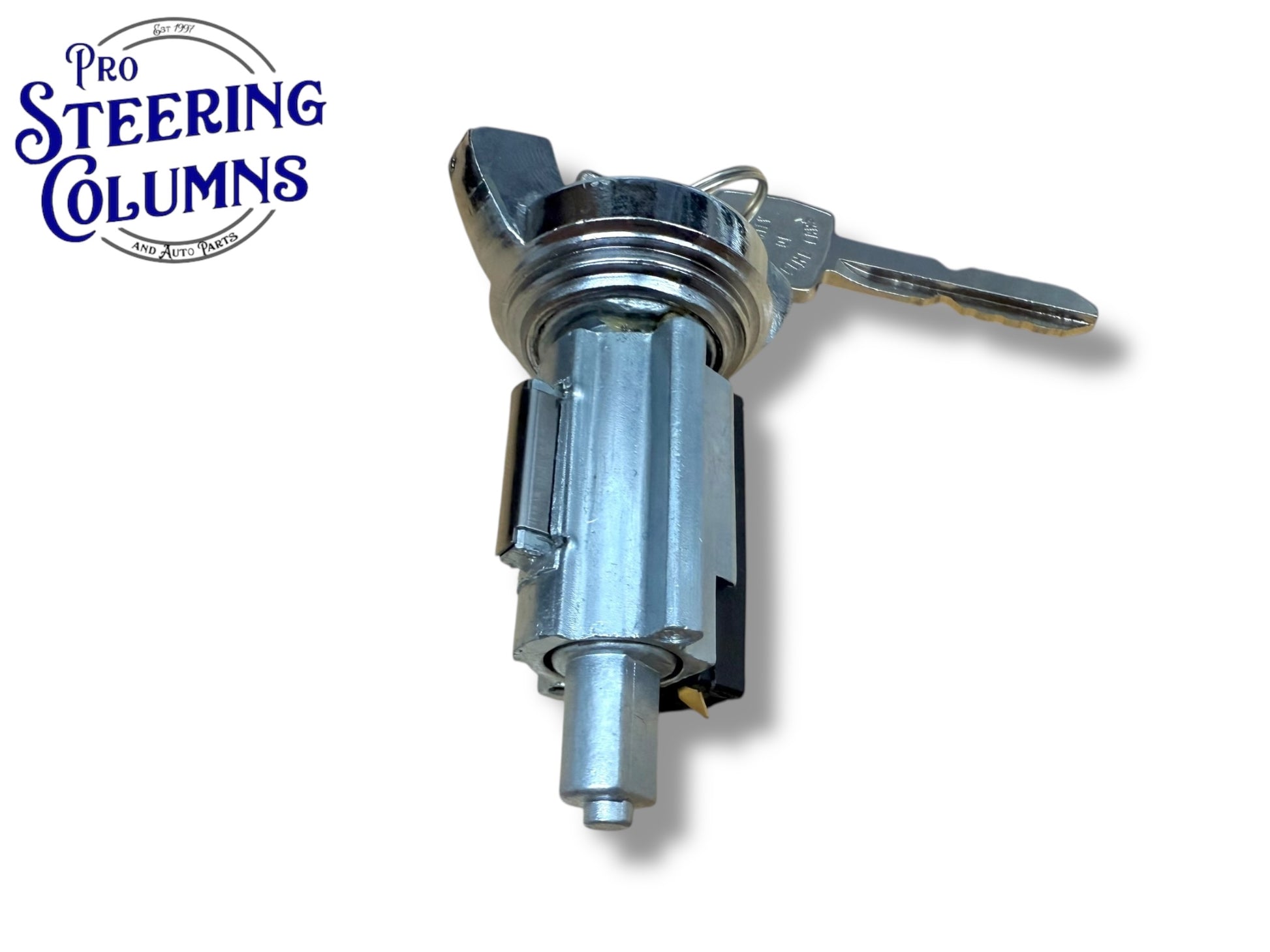 70-73 Mustang Cougar Falcon Ignition & Door Lock Cylinder Set Ford Logo Keys (Keyed Alike)