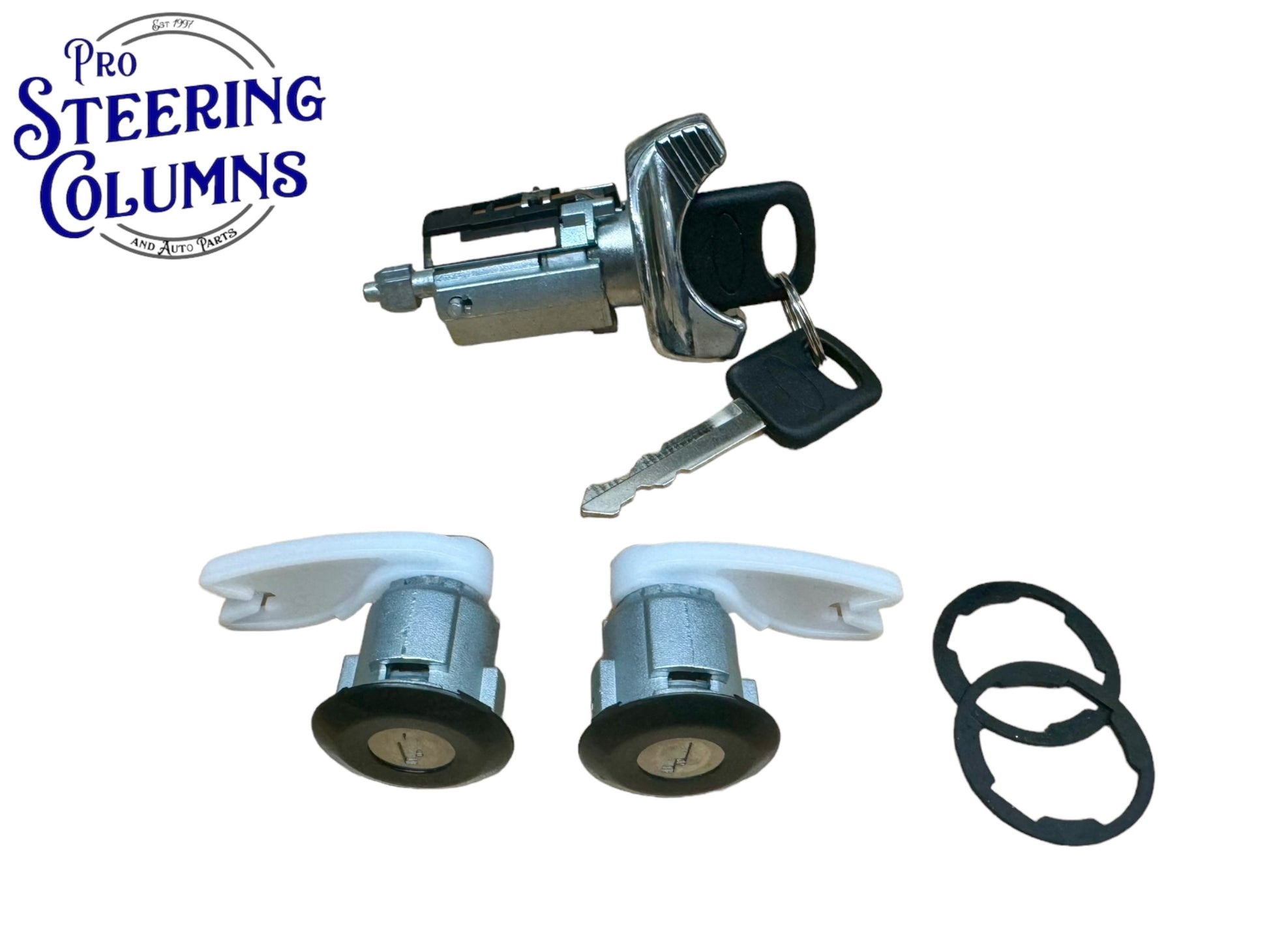 1992-1996 Bronco F-150 F-250 F-350 E-150 Ignition & Door Lock Cylinder Set New
