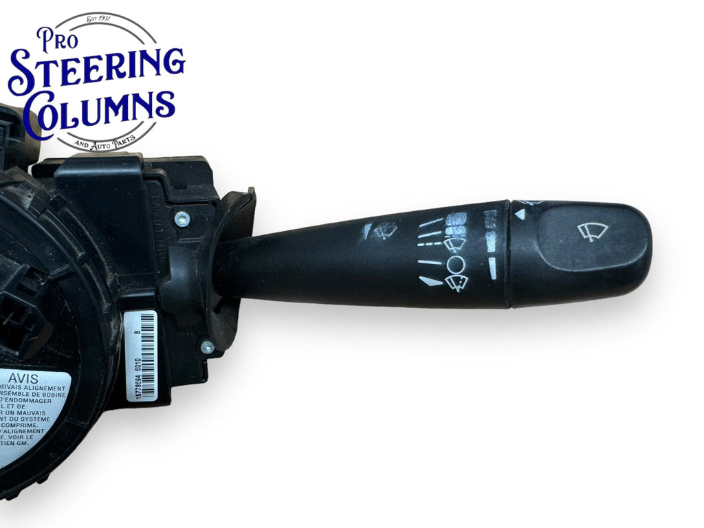 2003-2007 Saturn Ion Turn Signal Wiper Combination Switch With Clock Spring Used OEM 15778696