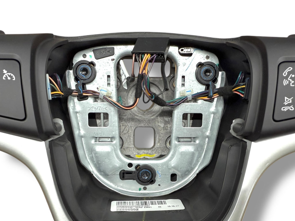 12-15 Chevrolet Camaro Black Leather Steering Wheel Paddle Shift New OEM 22896552