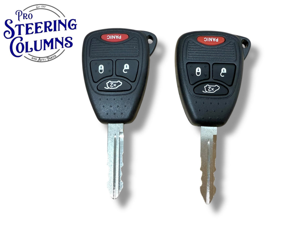 06-18 Chrysler Dodge Jeep Ignition Lock Assembly With 2 Remote Keys 4-Button New 68054822AB