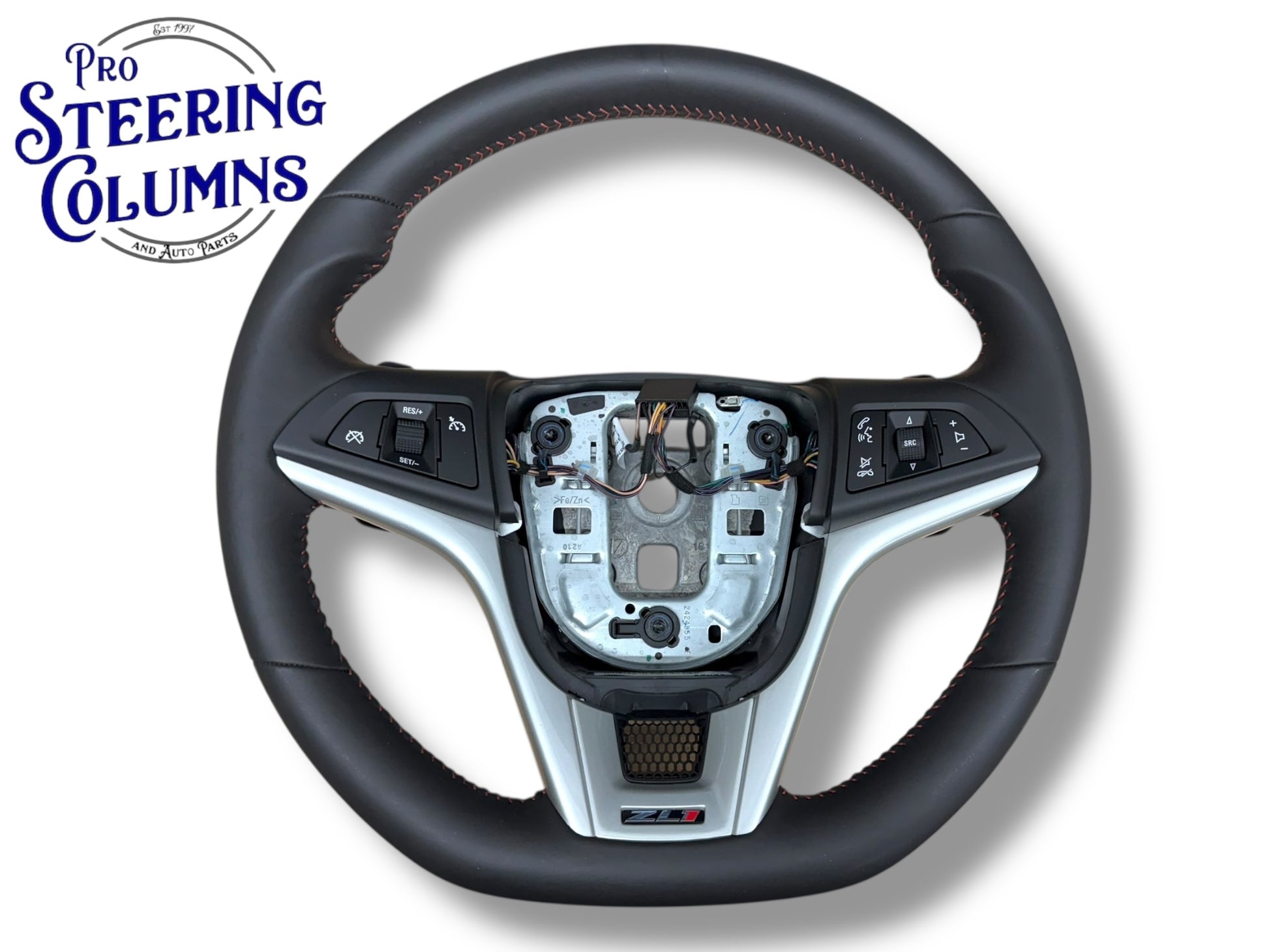 12-15 Chevrolet Camaro Black Leather Steering Wheel Paddle Shift New OEM 22896552