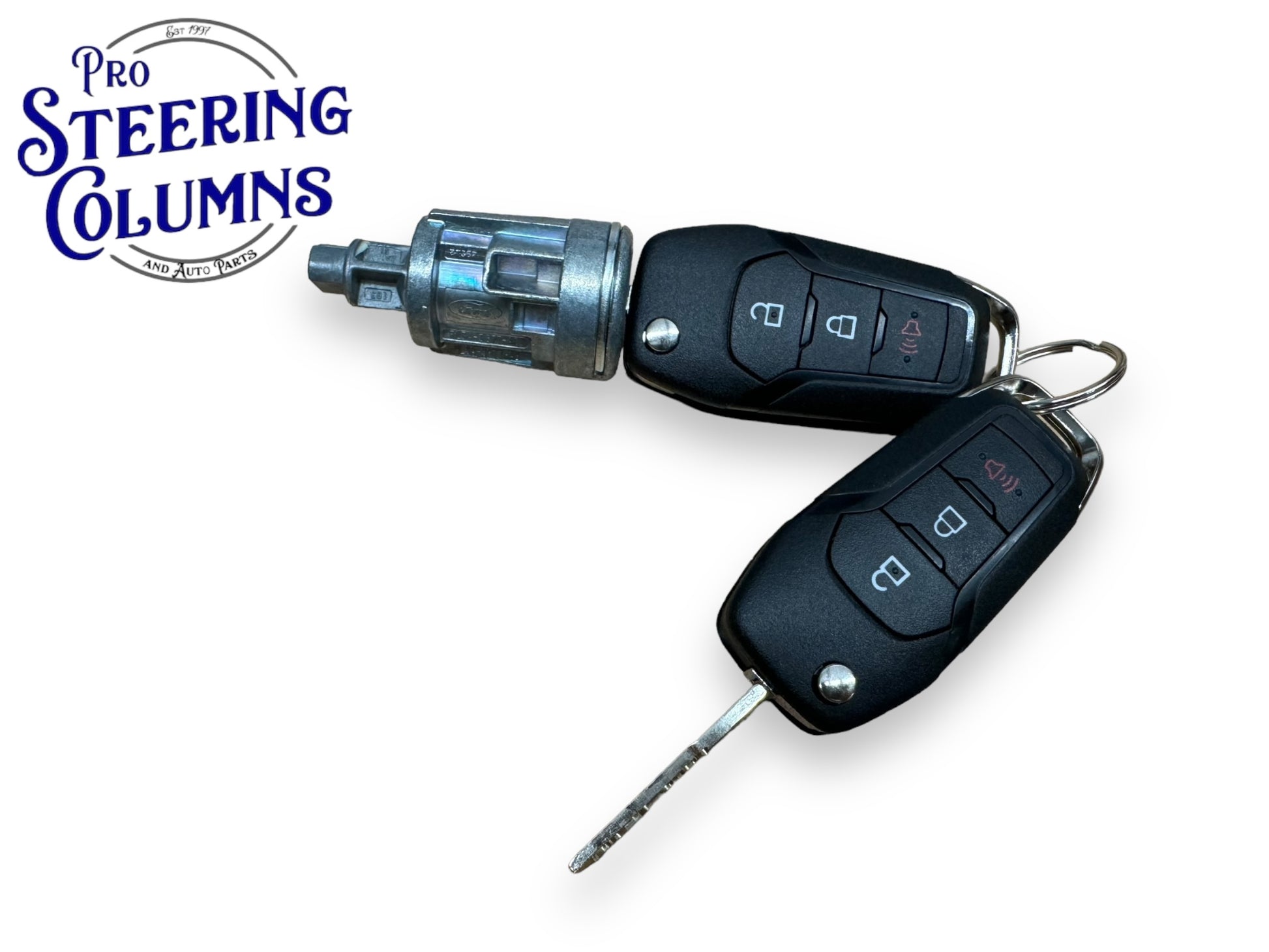 15-20 F-150 F-250 F-350 Expedition Ignition Lock Cylinder With 2 Remote Keys New FL3Z-11582-B