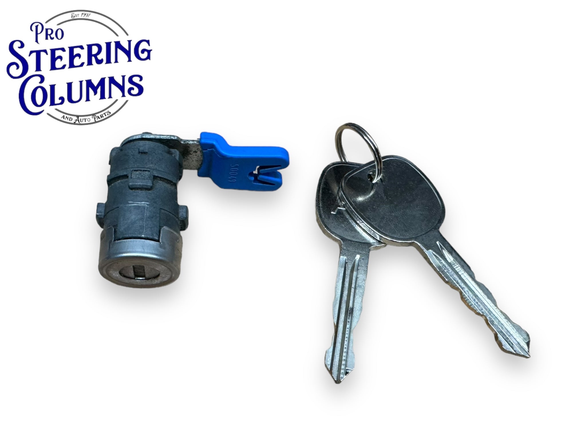 2003-2007 Saturn Ion Door Lock Cylinder 2 Keys Used OEM 22689911