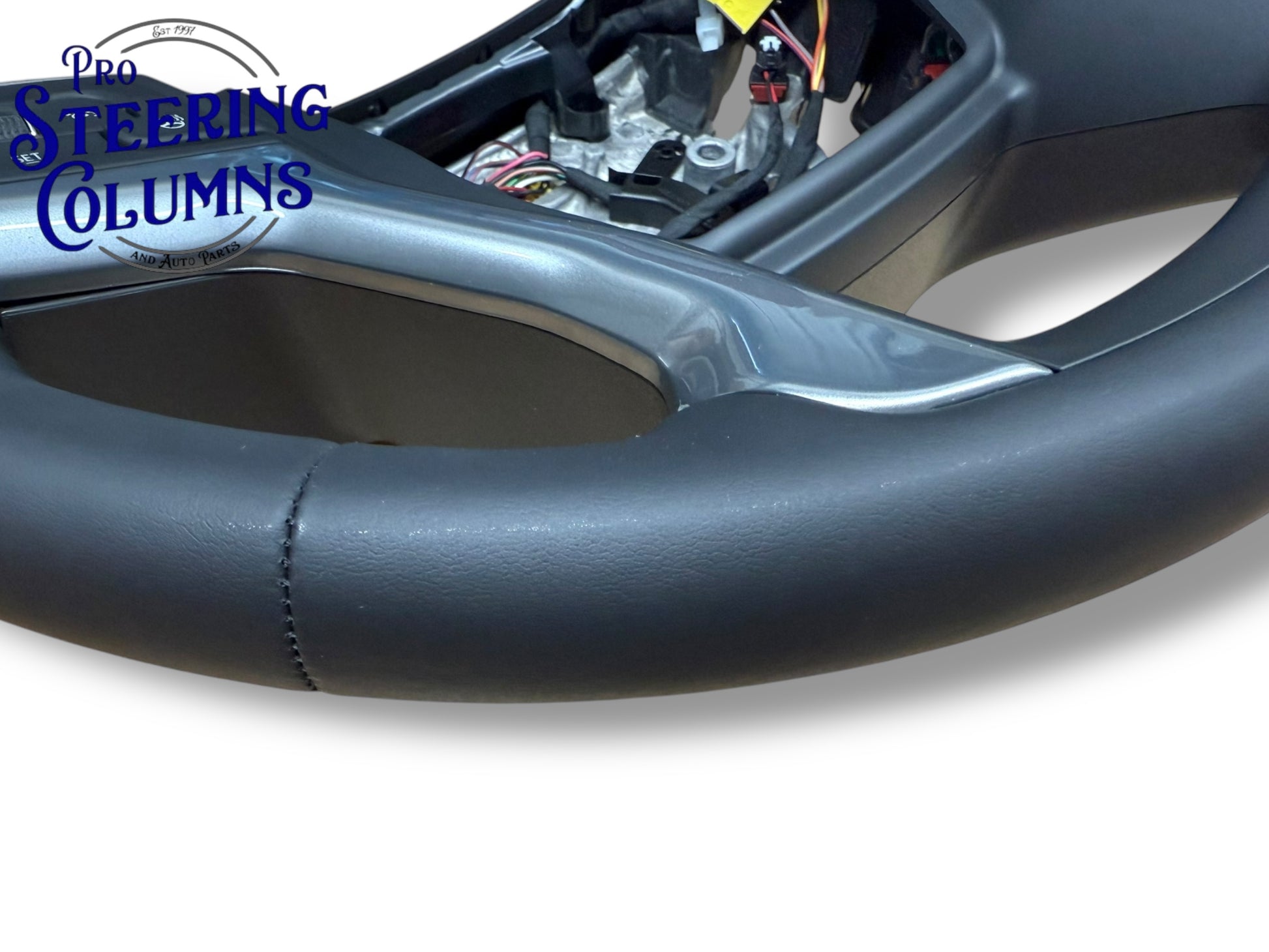 19-23 GM Silverado 1500 Steering Wheel Leather Black With Heat New OEM 84946341