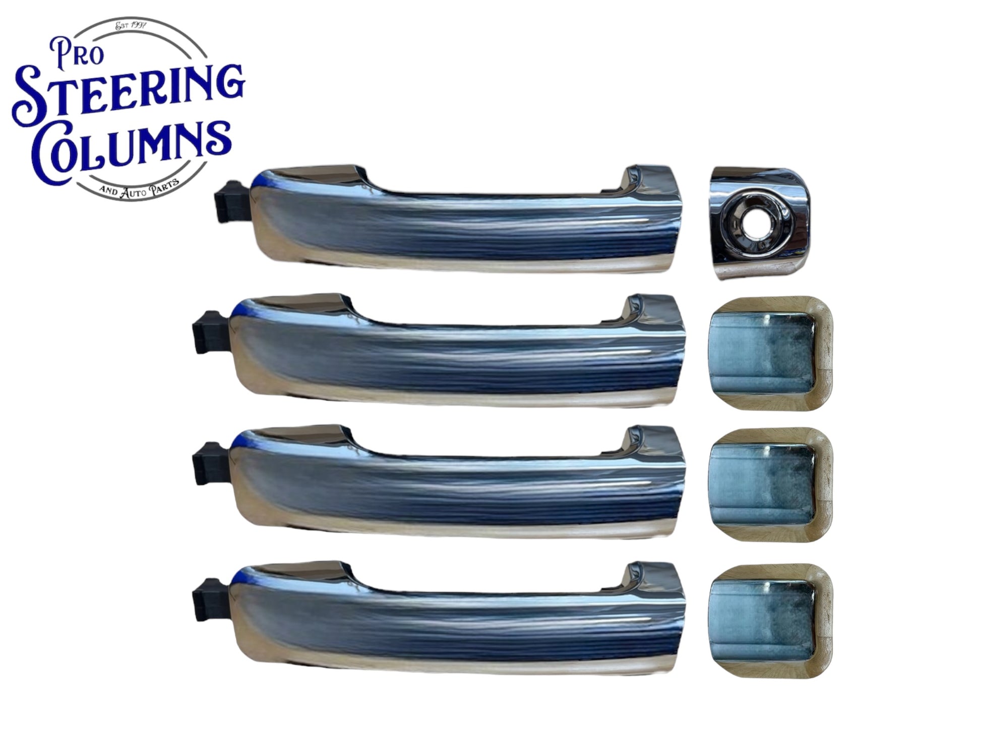 2007-2021 Tundra Sequoia 4 Exterior Door Handle Set Chrome New 69210-0C020