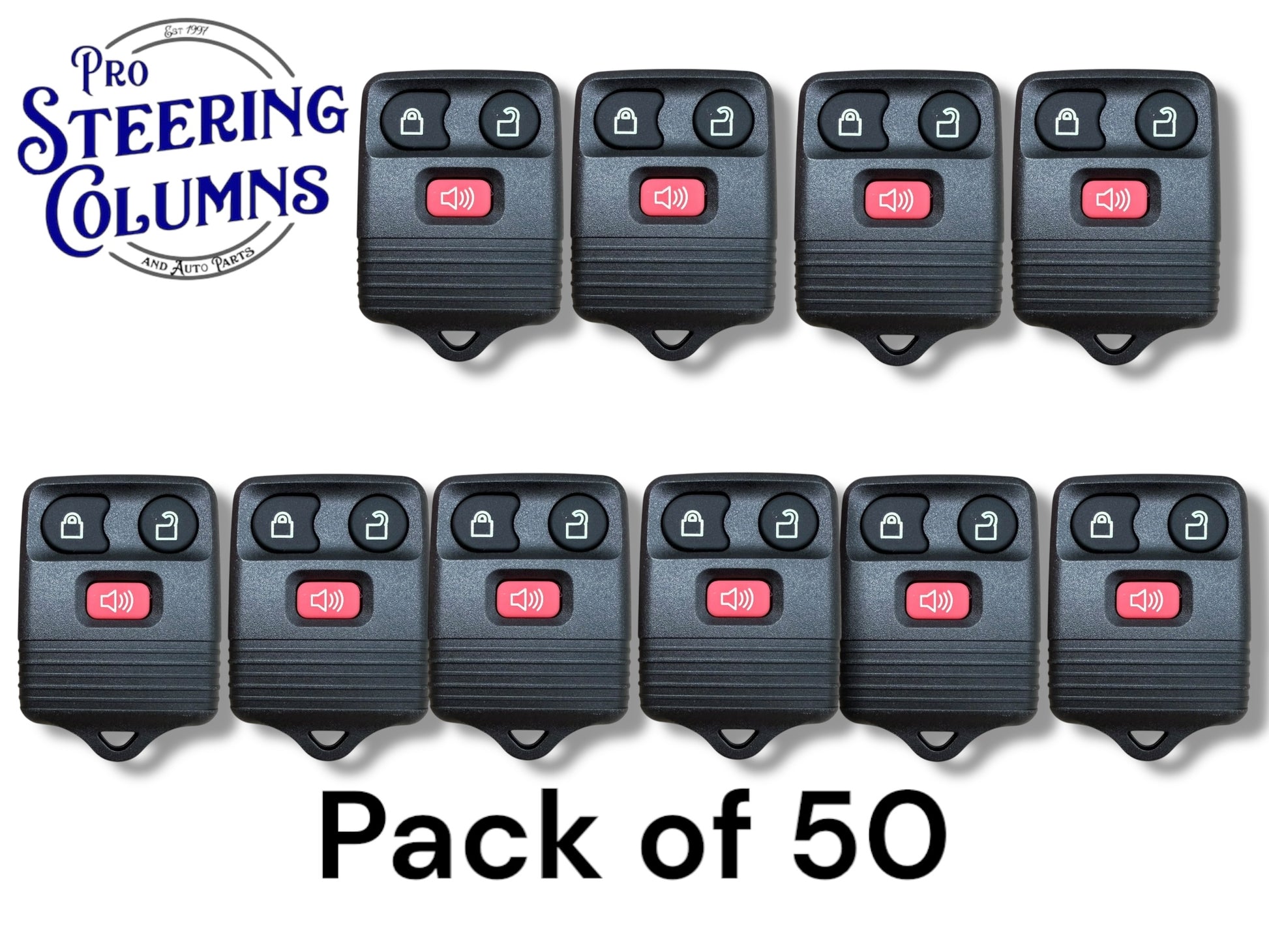 98-16 Ford Lincoln Mercury Mazda Keyless Entry Remote 3-Button New CWTWB1U331 (50 Pack)