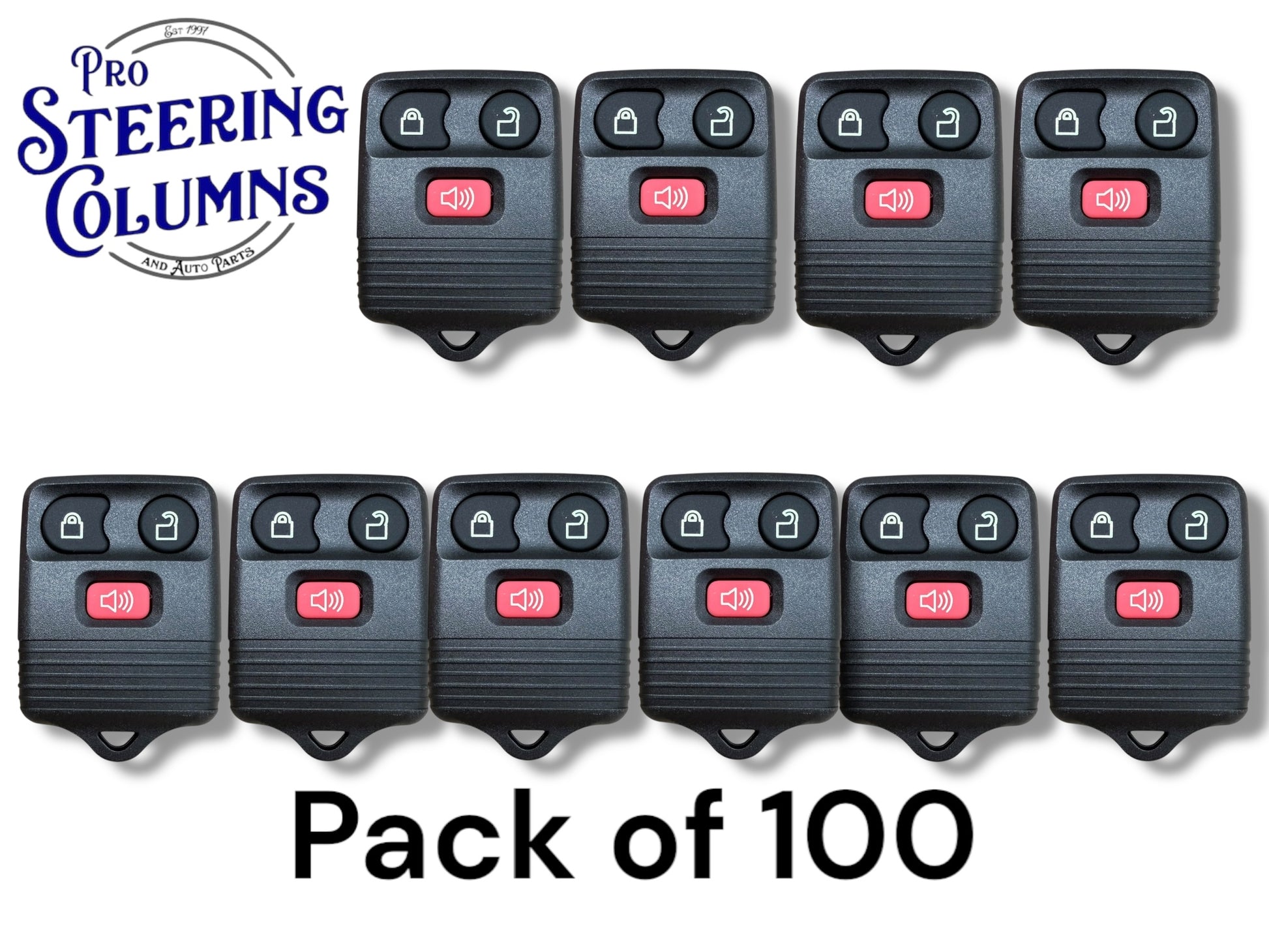 98-16 Ford Lincoln Mercury Mazda Keyless Entry Remote 3-Button New CWTWB1U331 (100 Pack)
