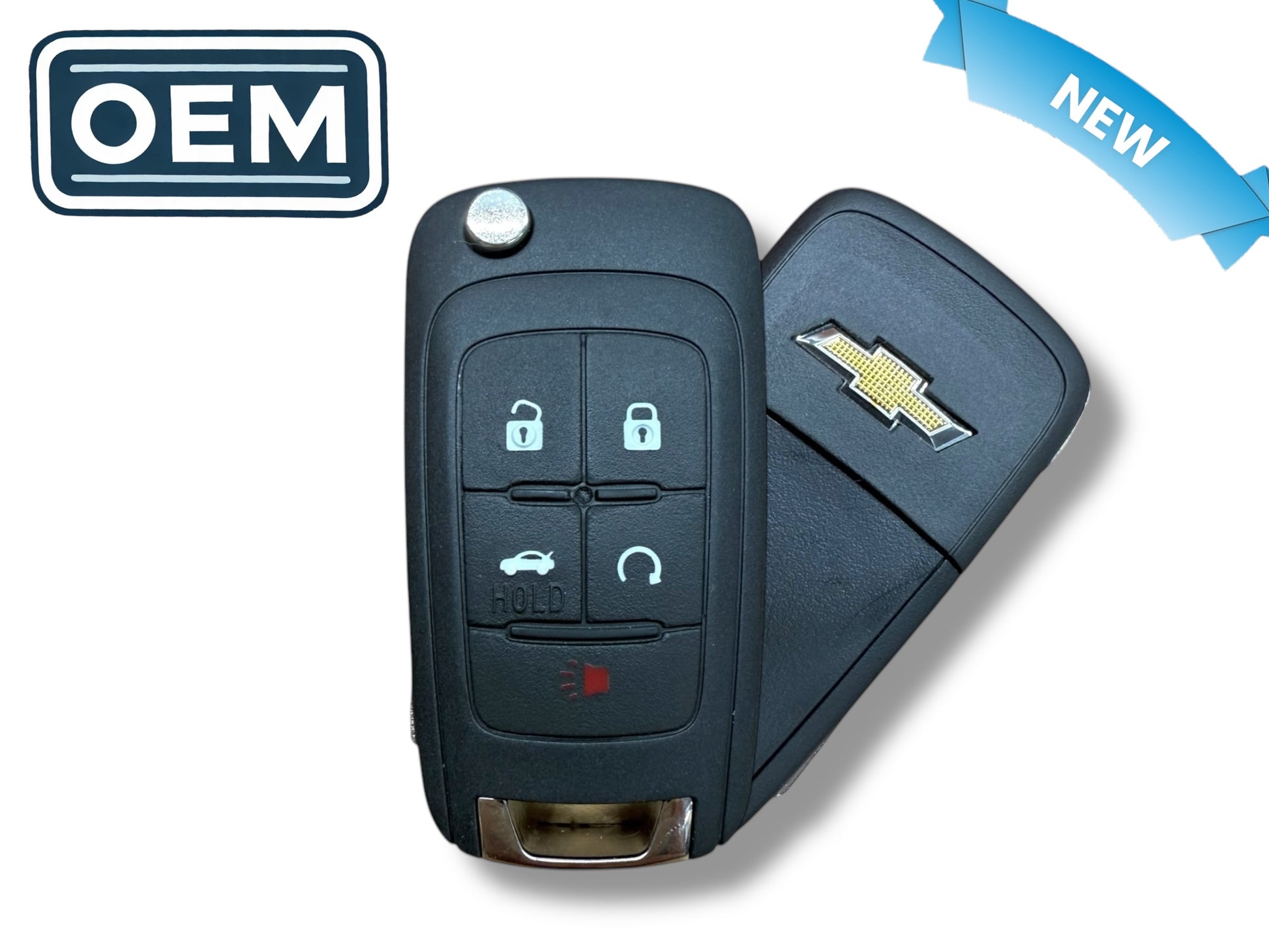 10-19 Chevrolet Camaro Cruze 5-Button Flip Key New OEM PN: 5912545 / OHT01060512