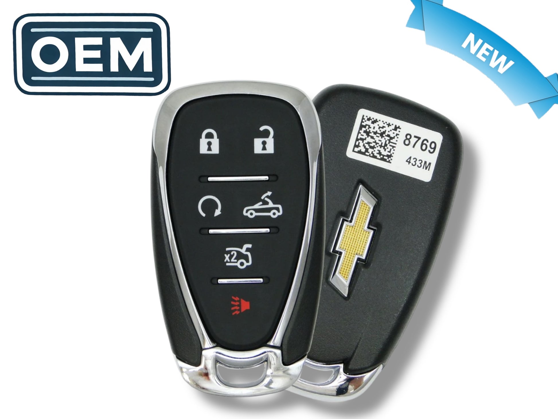 16-20 Chevrolet Camaro Smart Key 6-Button New OEM PN: 13508780 / HYQ4EA