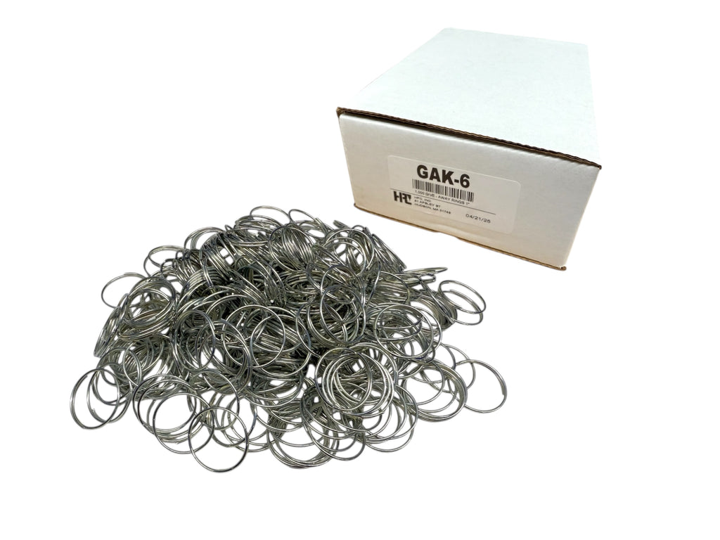HPC - GAK-6 - Give-Away Key Rings - 1" - Case of 1000