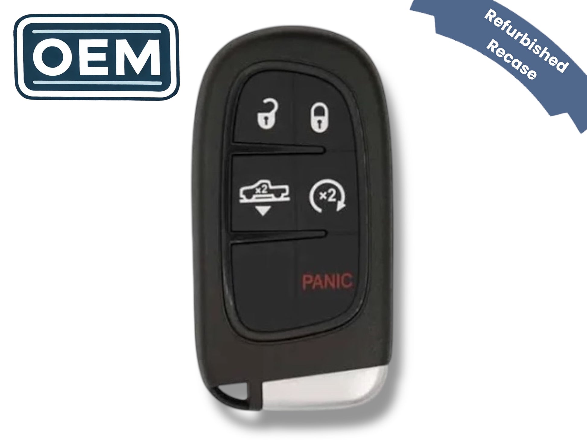 13-23 Ram Smart Key Proximity 5-Button GQ4-54T, 68159657 (OEM Recase)