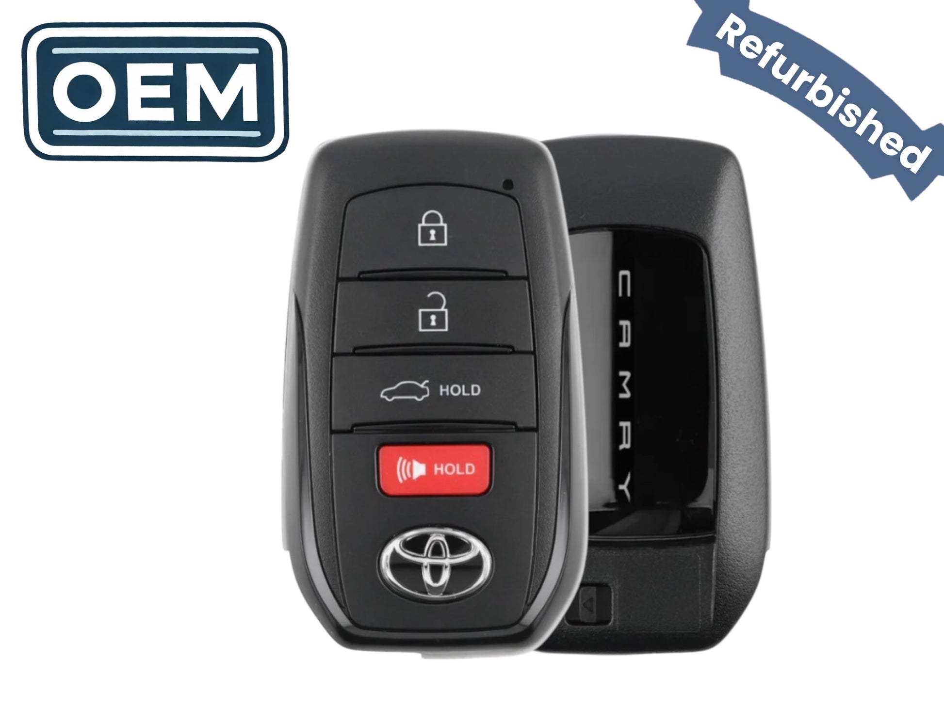 25 Toyota Camry Smart Key 4-Button PN: 8990H-AQ010 / HYQ14FBW (OEM Refurb)