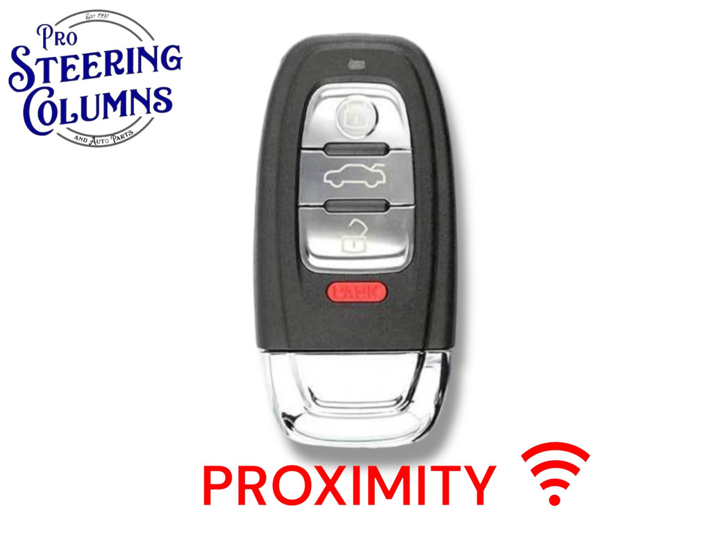 09-16 Audi Smart Key 4-Button Comfort Access PN: 8T0959754G / IYZFBSB802 / 315 MHz (Aftermarket)