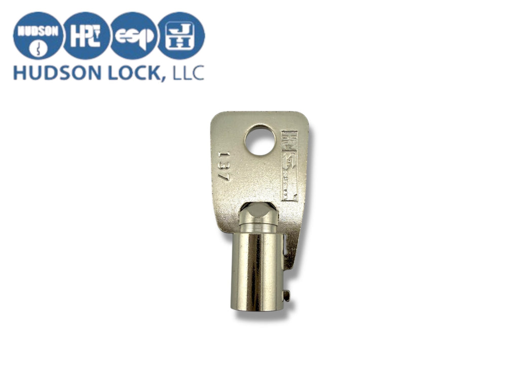 1137 / 137 / CH9T Tubular Motorcycle Key Blank - HPC