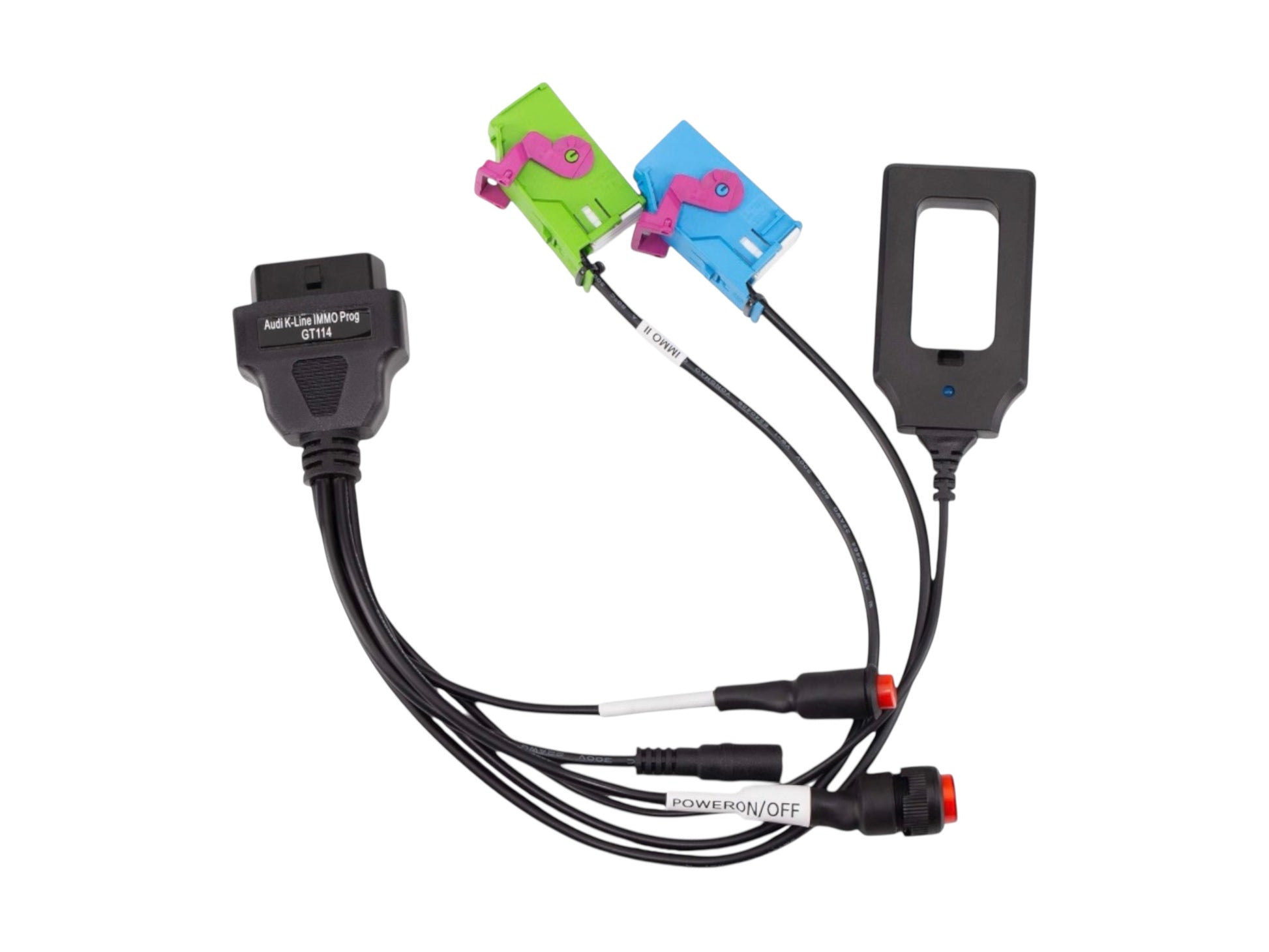 Godiag - GT114 Audi K-Line IMMO for Audi 2nd & 3rd Generation Dashboard Key Matching Test Platform Cable