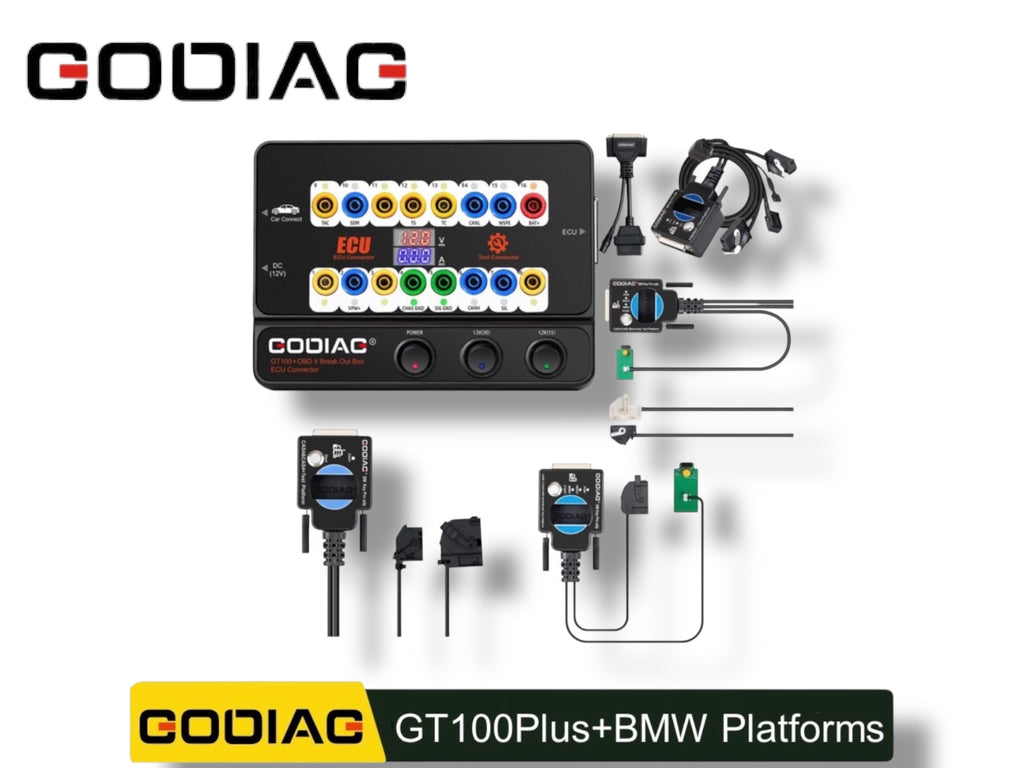 Godiag - GT100+ GT100 Pro Breakout Box Plus BMW CAS1 / CAS2 / CAS3 / CAS4 / FEM/ BDC Test Platform CAS Data Read Write Program All Key Lost