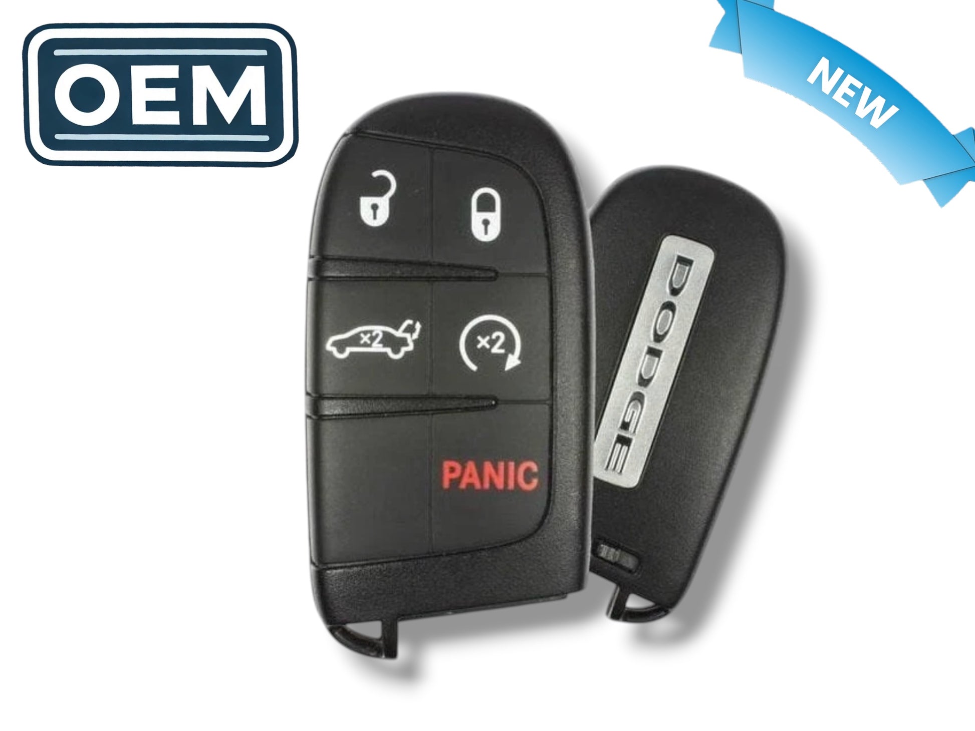 19-23 Dodge Charger Challenger Smart Key 5-Button PN: 68394195AA (OEM)