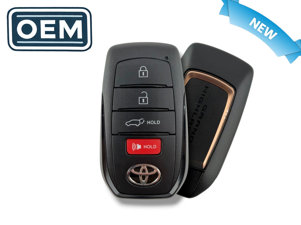 24-25 Toyota Grand Highlander Smart Key 4-Button PN: 8990H-0E340 / HYQ14FBX (OEM)
