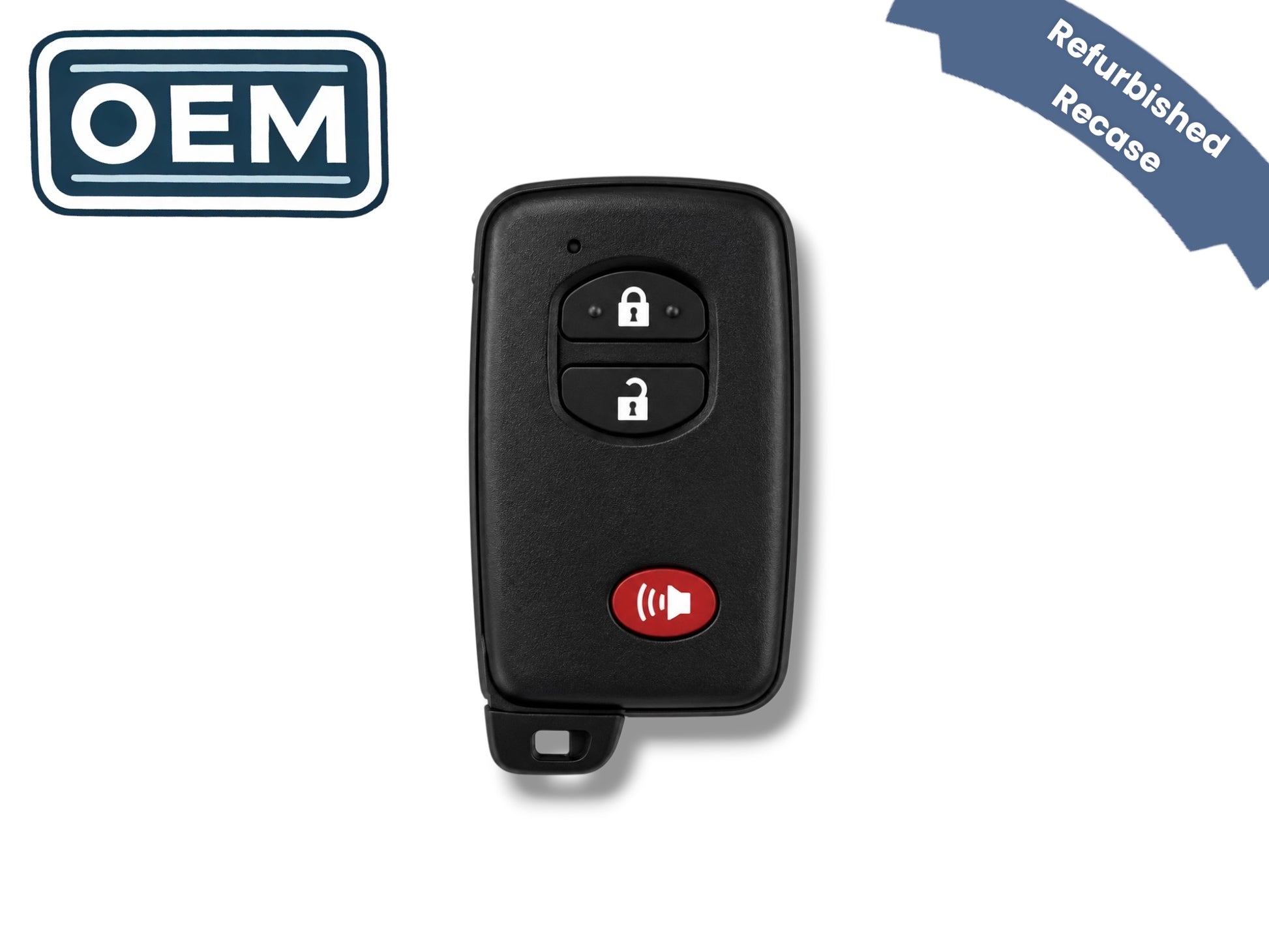 09-18 Toyota Prius 4Runner 3-Button Smart Key / PN: 89904-47230 / HYQ14ACX / OEM GNE Board (OEM Recase)
